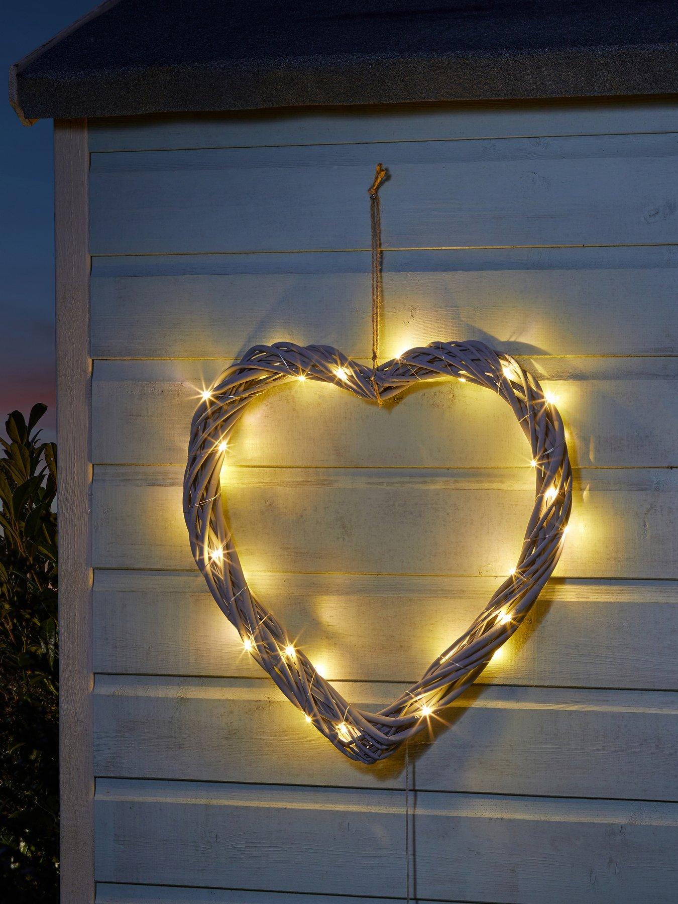 Image 4 of 4 of Smart Solar Solar Inlit Firefly Heart 40cm