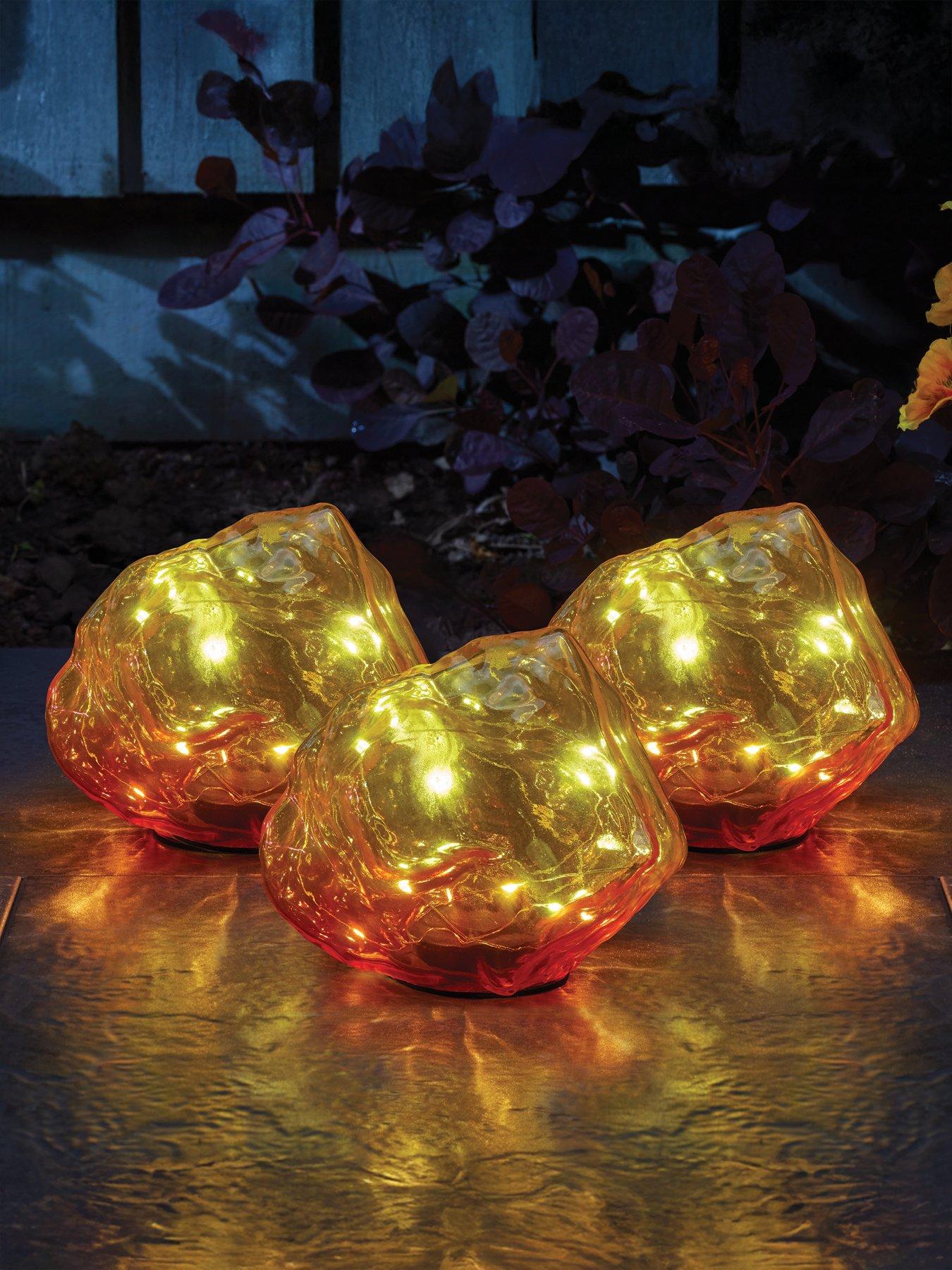 Smart Solar SolStone Glass Rock Lights