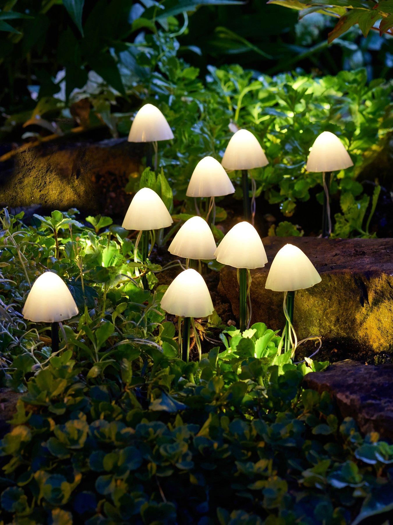 Smart Solar LumiShrooms 10-piece String Lights