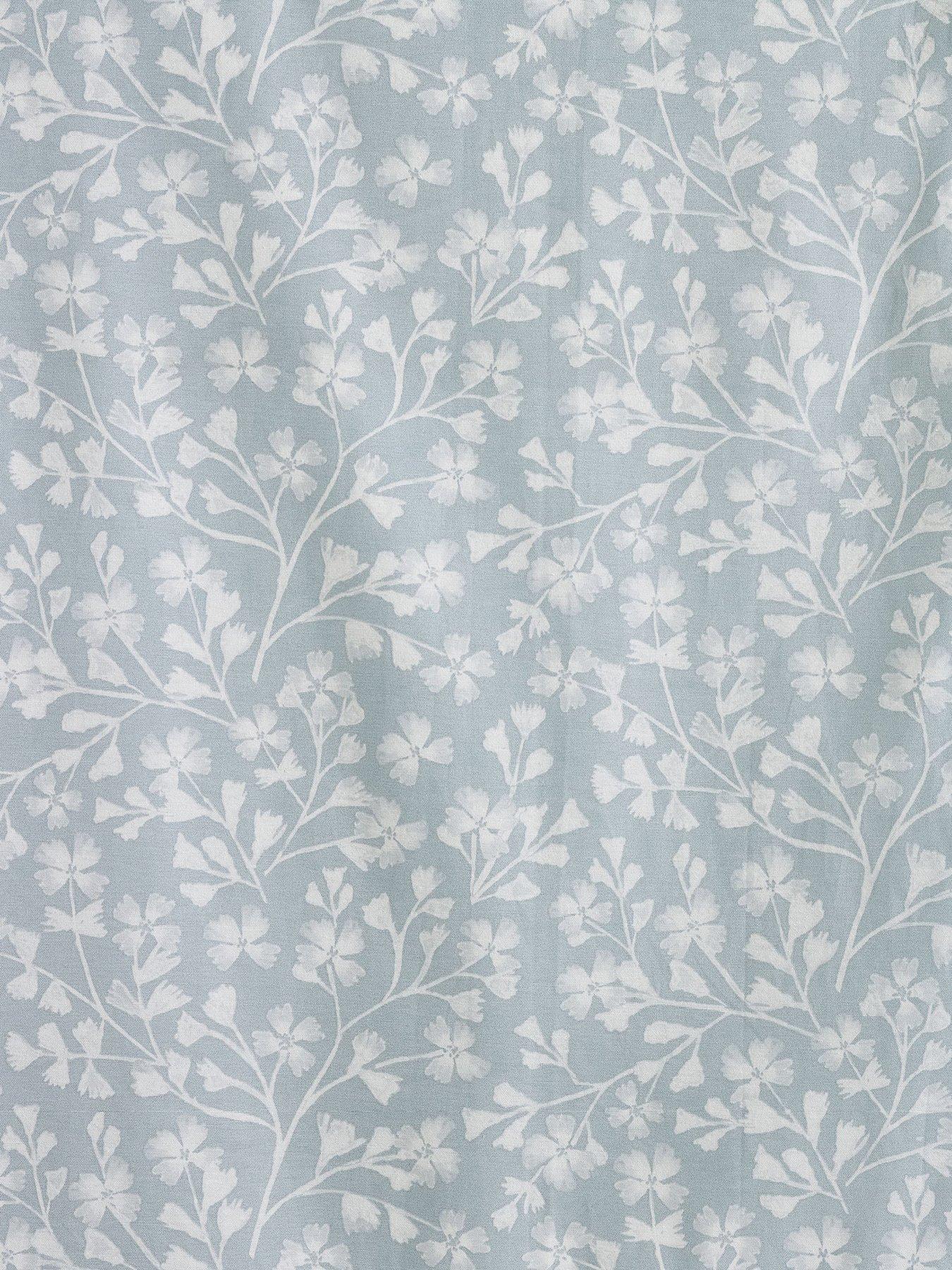 Image 3 of 4 of Catherine Lansfield Brooke Floral Pencil Pleat Curtains