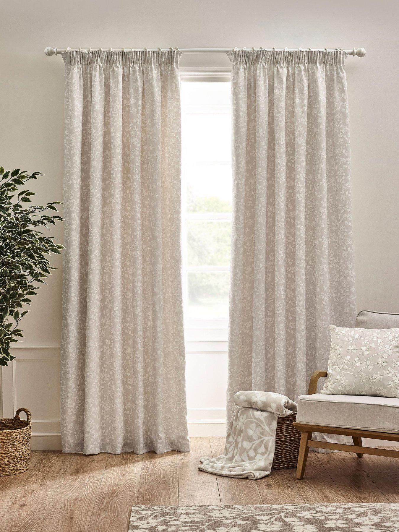 catherine-lansfield-brooke-floral-pencil-pleat-curtains