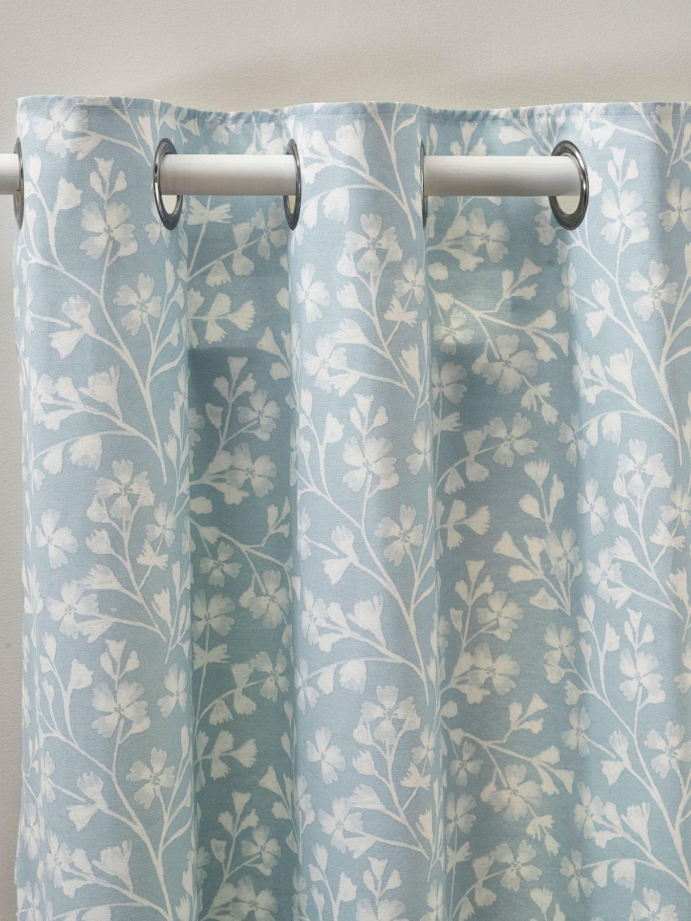 undefined Brooke Floral Eyelet Curtains