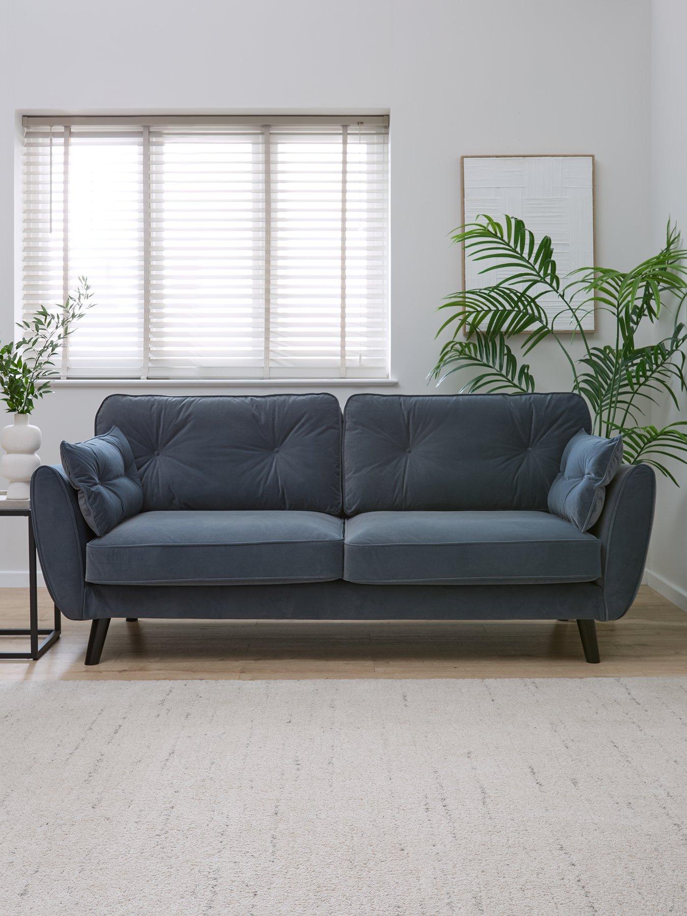 Very Home New Paulo Fabric 3 Seater Sofa - FSC® Certified