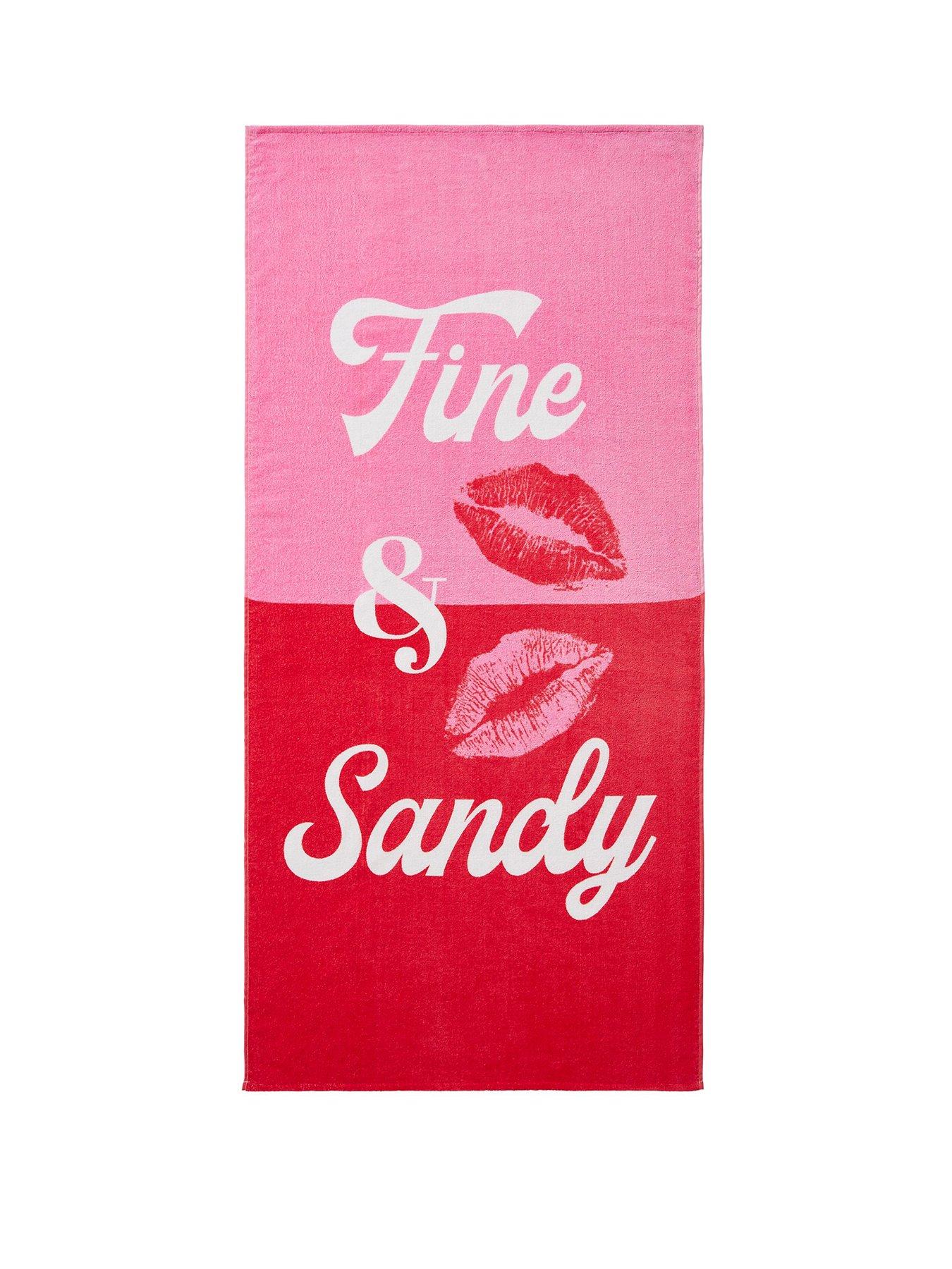 Image 2 of 3 of Sassy B Fine And Sandy 100% Cotton Beach Towel