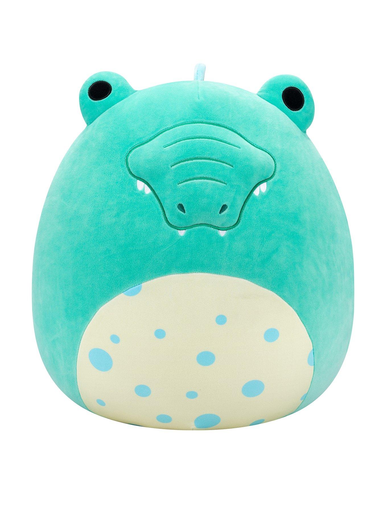 undefined SQCR - Large Plush (16" Squishmallows) (Tortuga - Teal Alligator W/Spotted Belly)