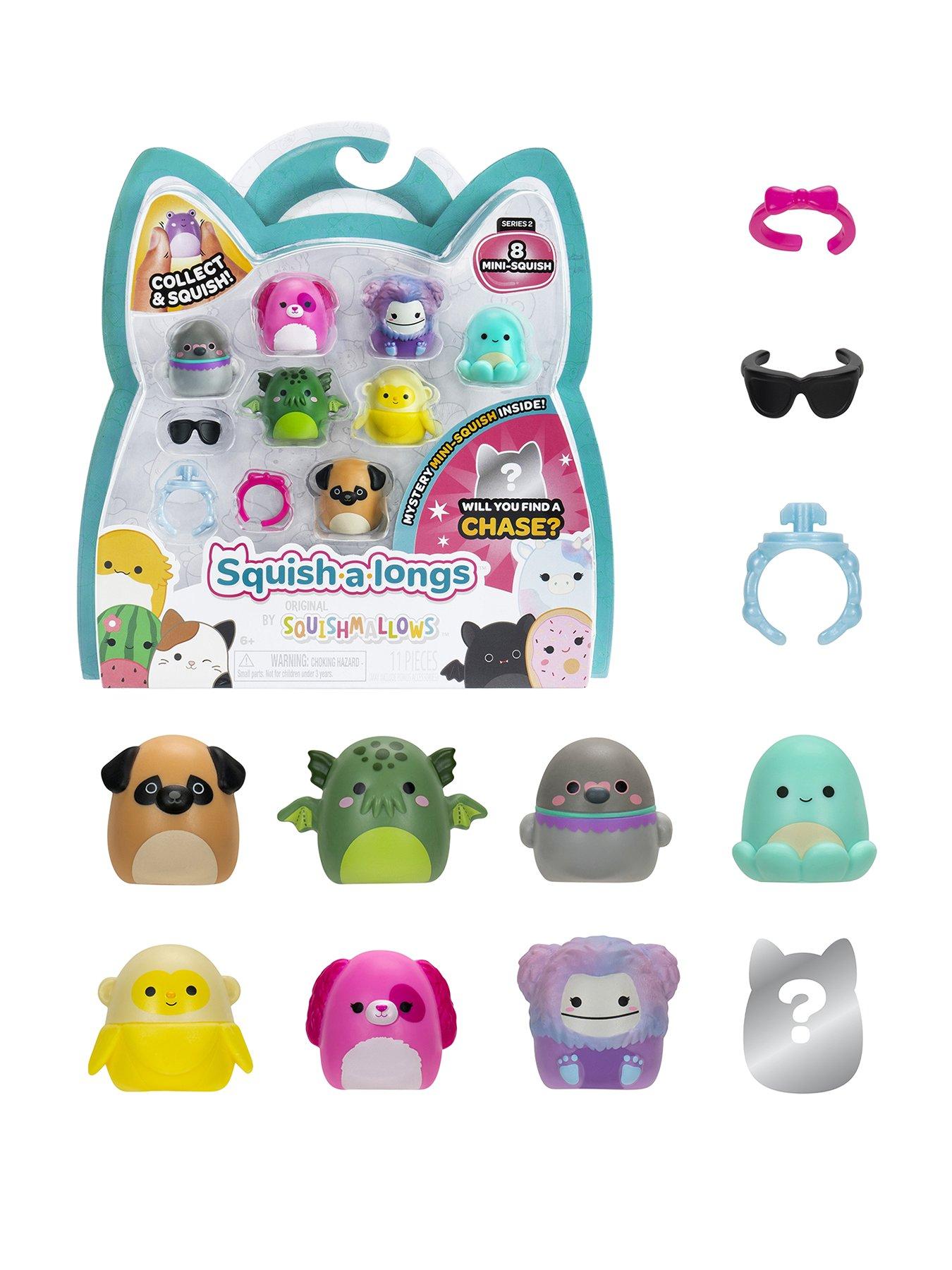 undefined Squish-a-longs 8 Pack (STYLE 1- W2) - 1-Inch Mini-Squish