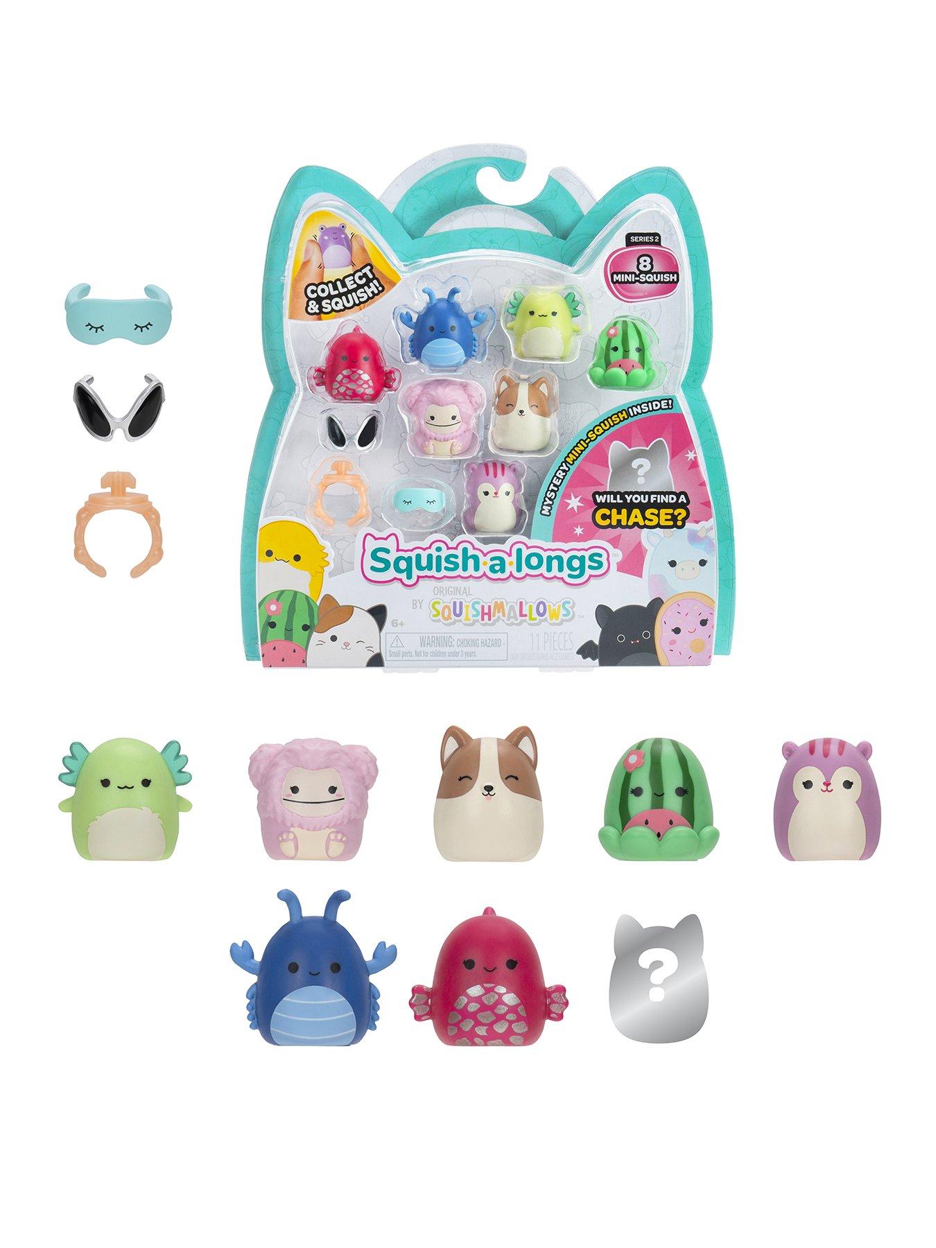 Image 1 of 8 of Squish-a-longs Squish-a-longs 8 Pack (STYLE 3- W2) - 1-Inch Mini-Squish