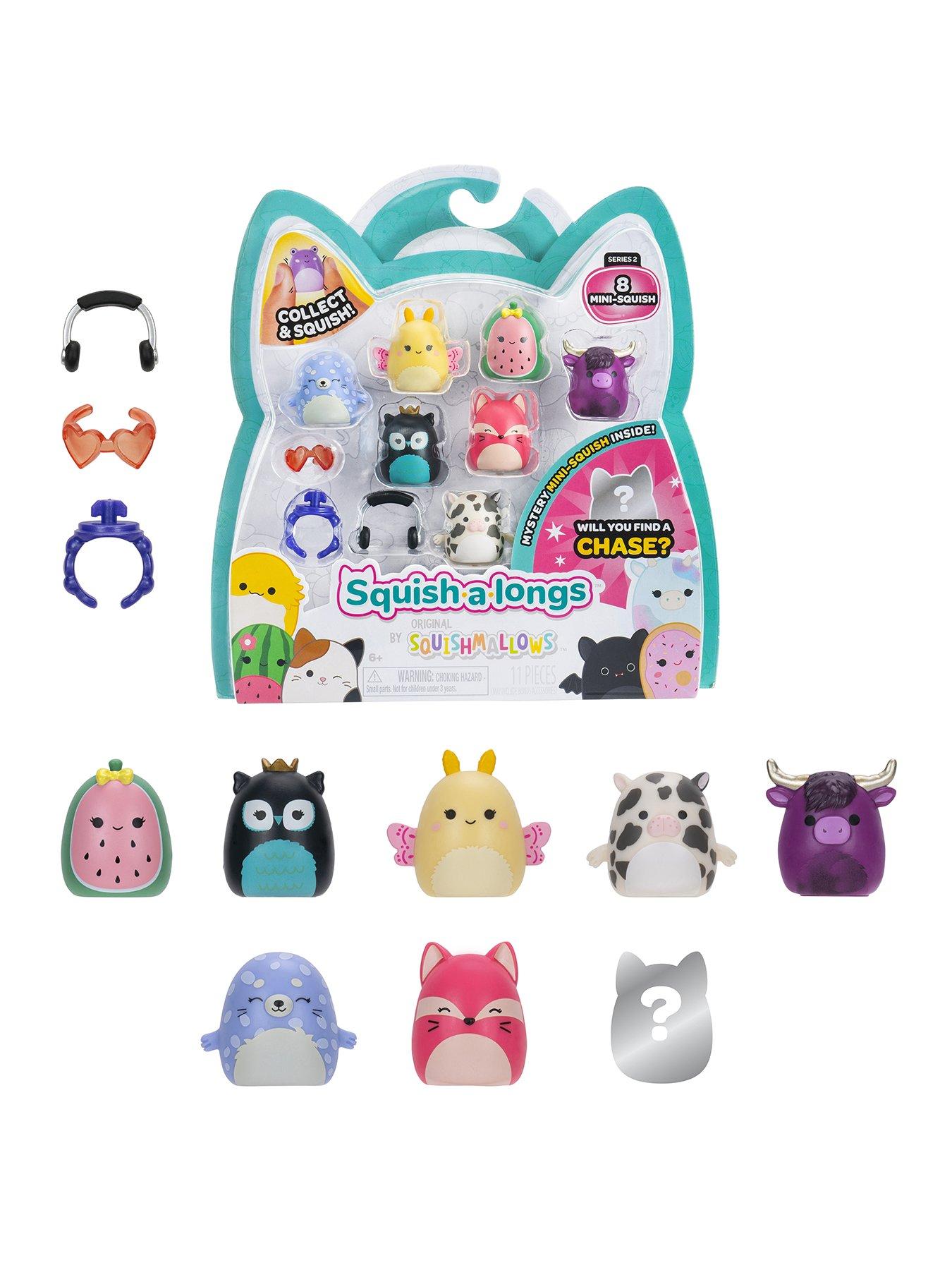undefined Squish-a-longs 8 Pack (STYLE 4- W2) - 1-Inch Mini-Squish