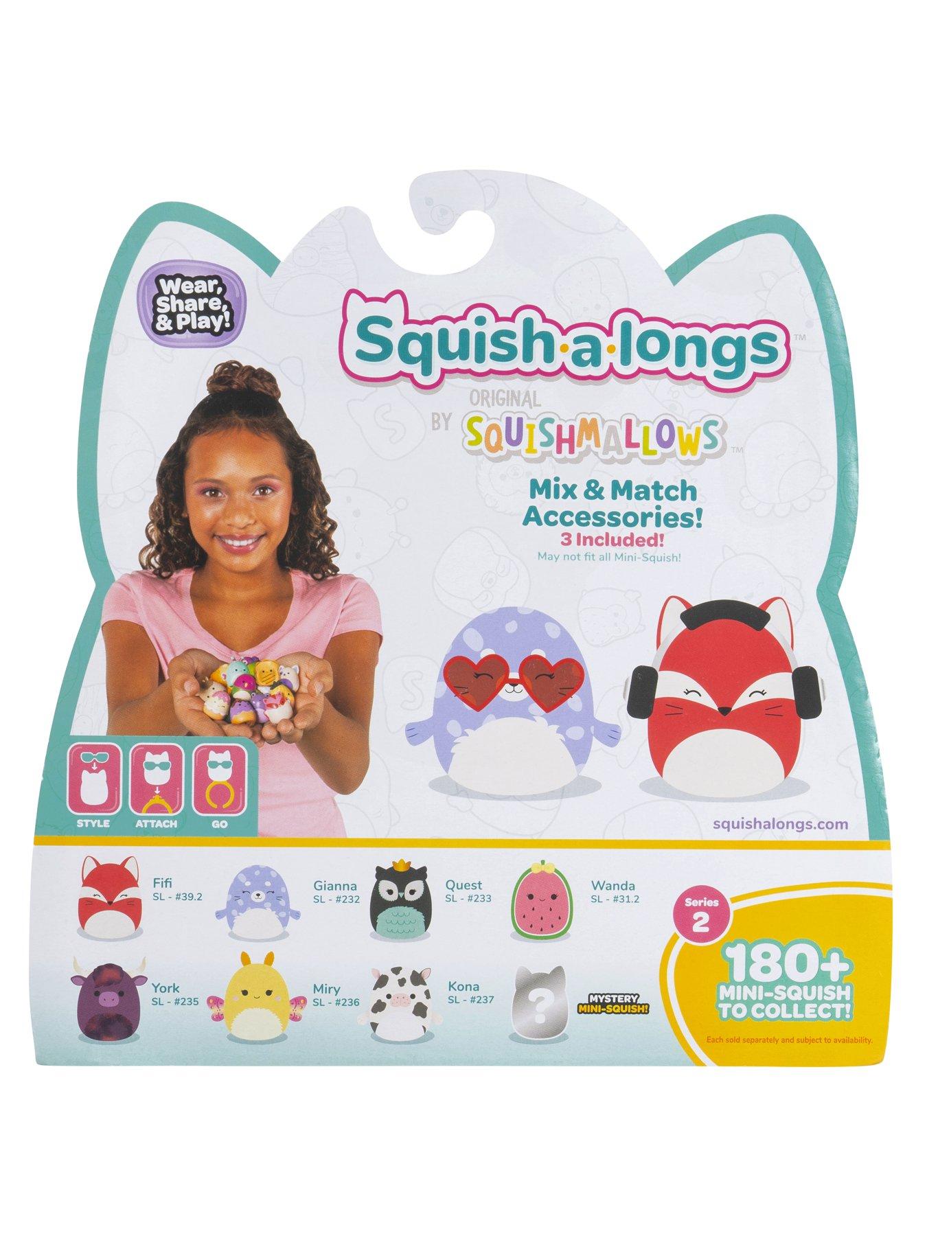 Image 7 of 8 of Squish-a-longs Squish-a-longs 8 Pack (STYLE 4- W2) - 1-Inch Mini-Squish