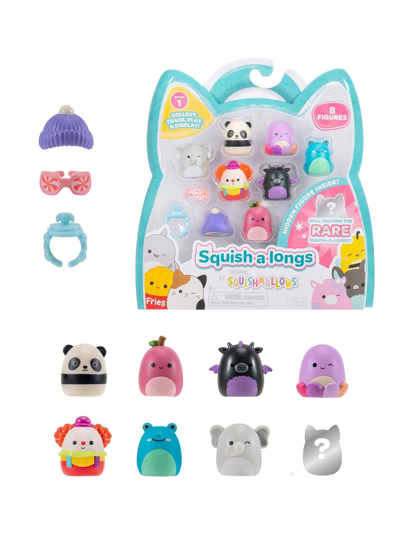 Image 1 of 8 of Squish-a-longs Squish-a-longs by Original Squishmallows 8 Pack (Style 3, Wave 1) - 1-Inch Mini-Squish