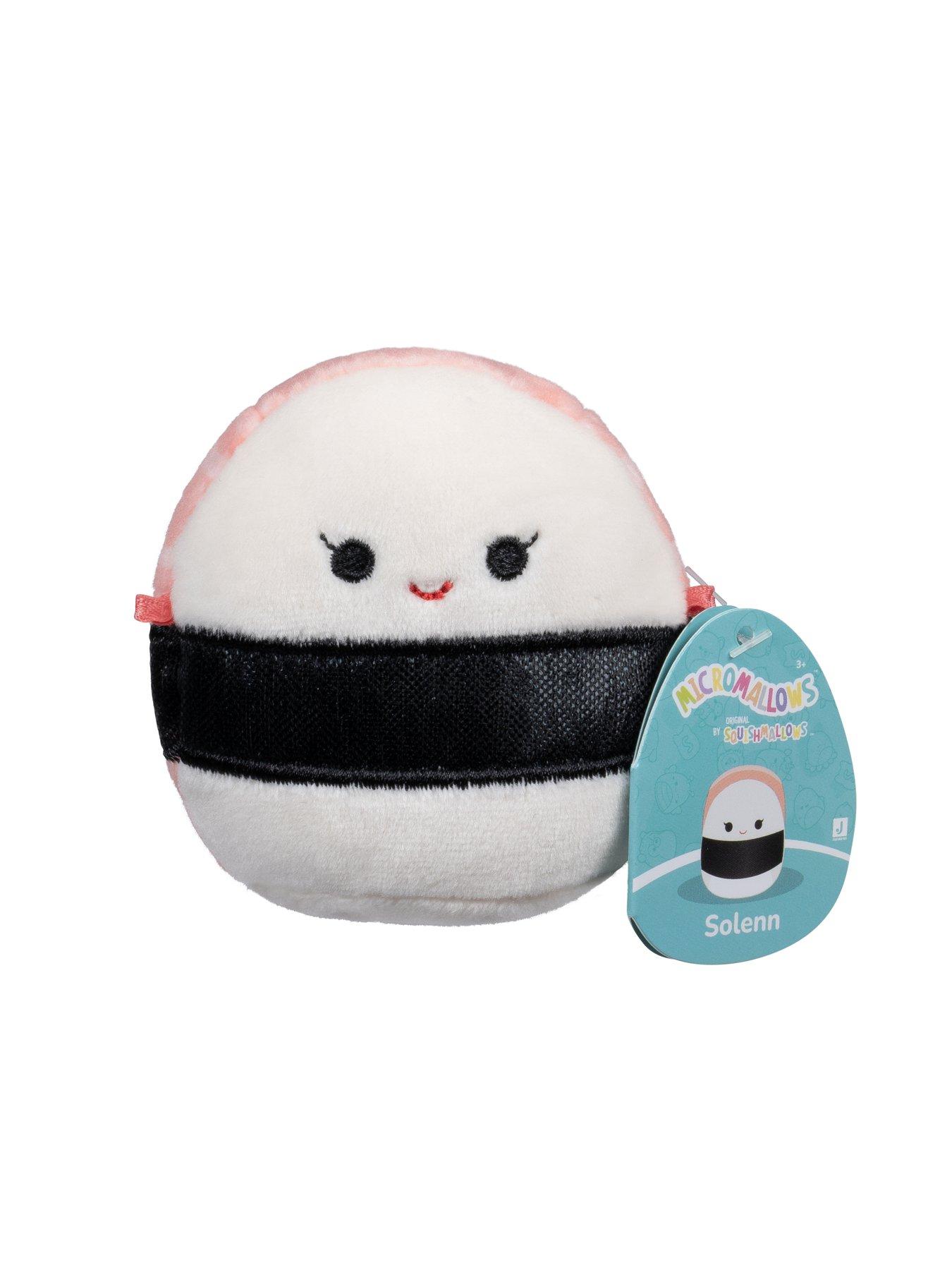 Image 6 of 7 of Micromallows 4-Pack Plush (2.5-Inch Solenn Sushi, Preeti Slug, Ukee Clown, Dear Frog)
