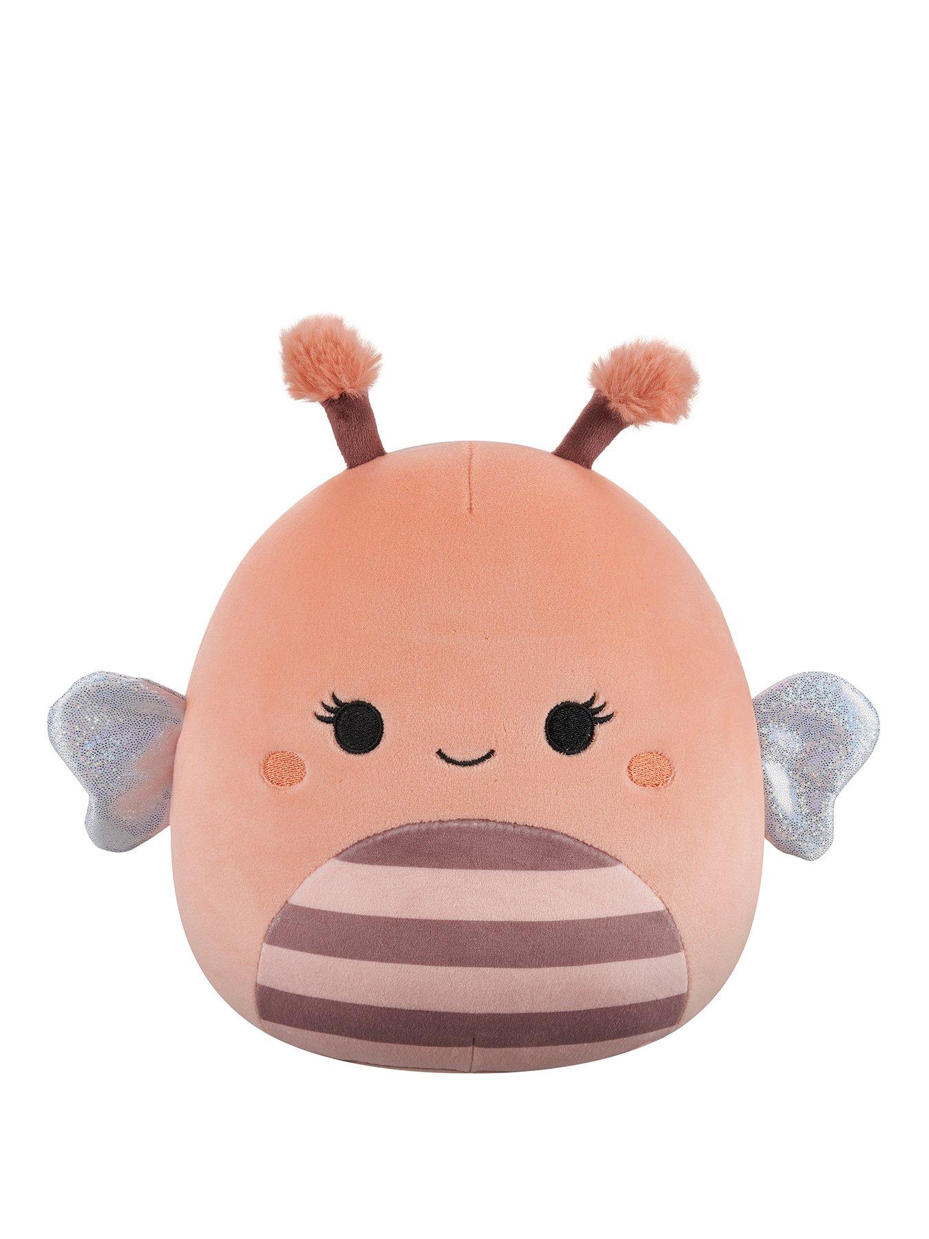 Image of Squishmallows SQCR - Little Plush (7.5" Squishmallows) (Lili - Peach Bee W/Furry Antenna)