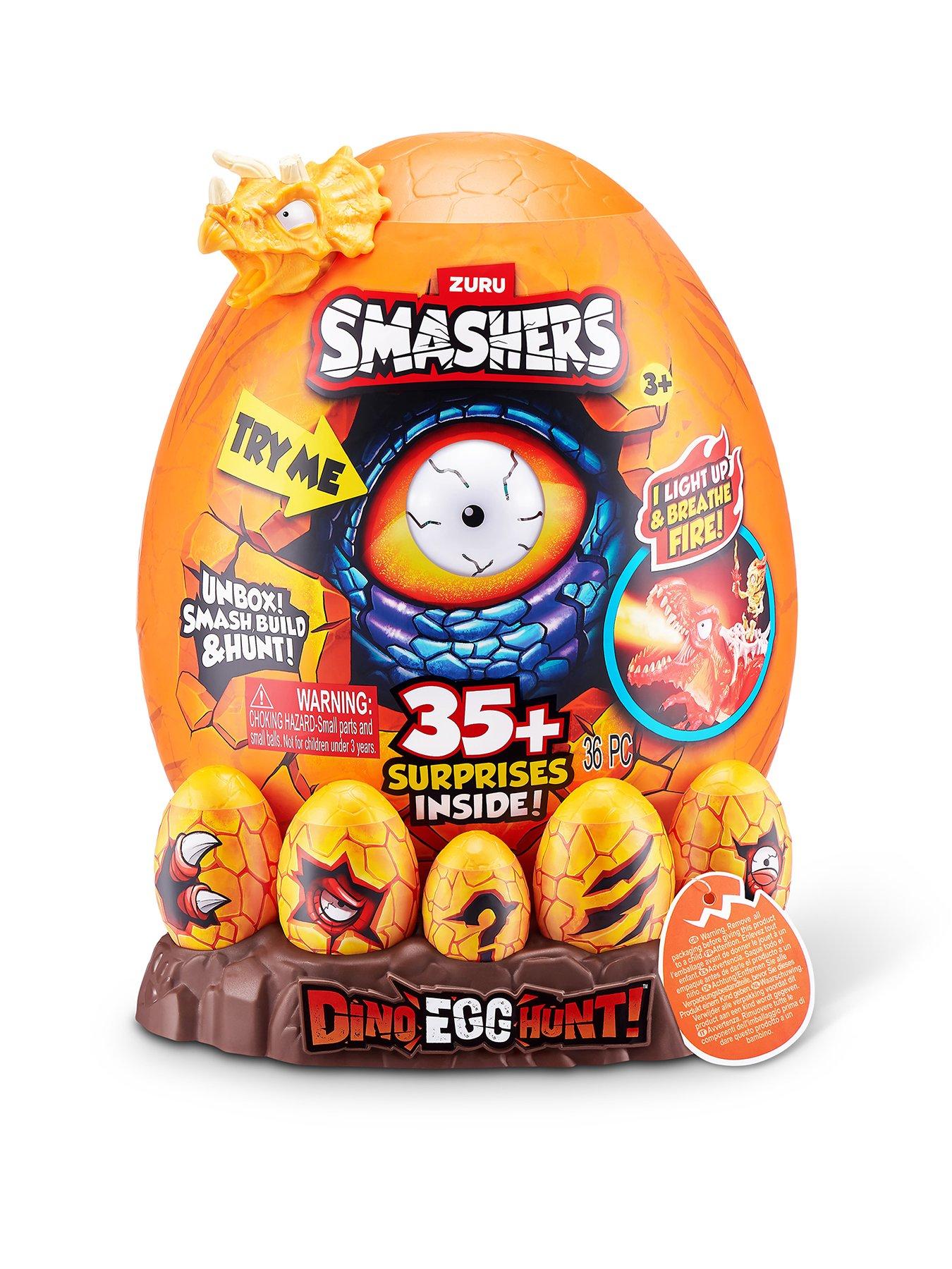 zuru-smashers-dino-egg-hunt-35-mysterynbspsurprise-pieces-inside