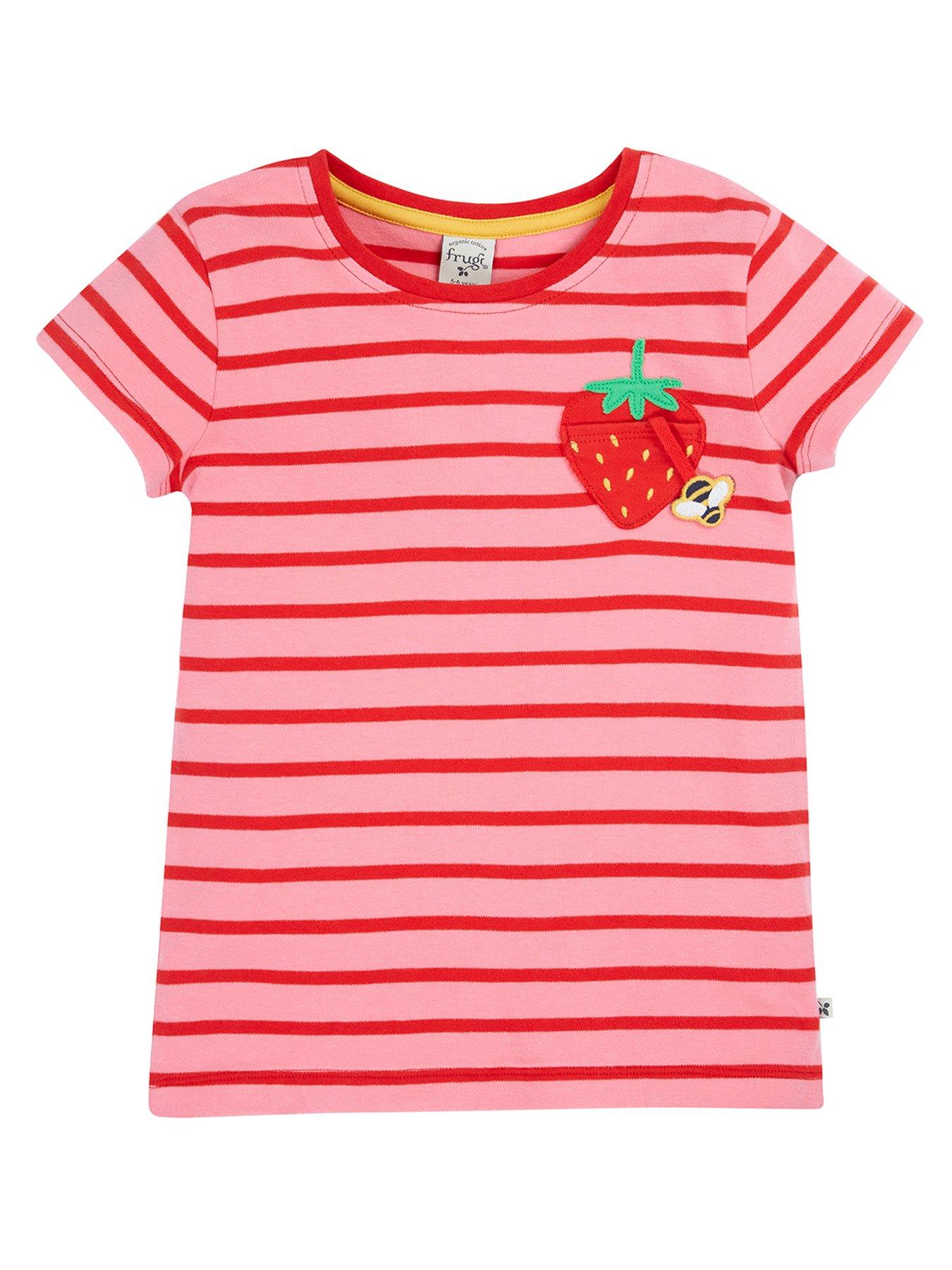 undefined Girls Camille Applique T-shirt - Pink