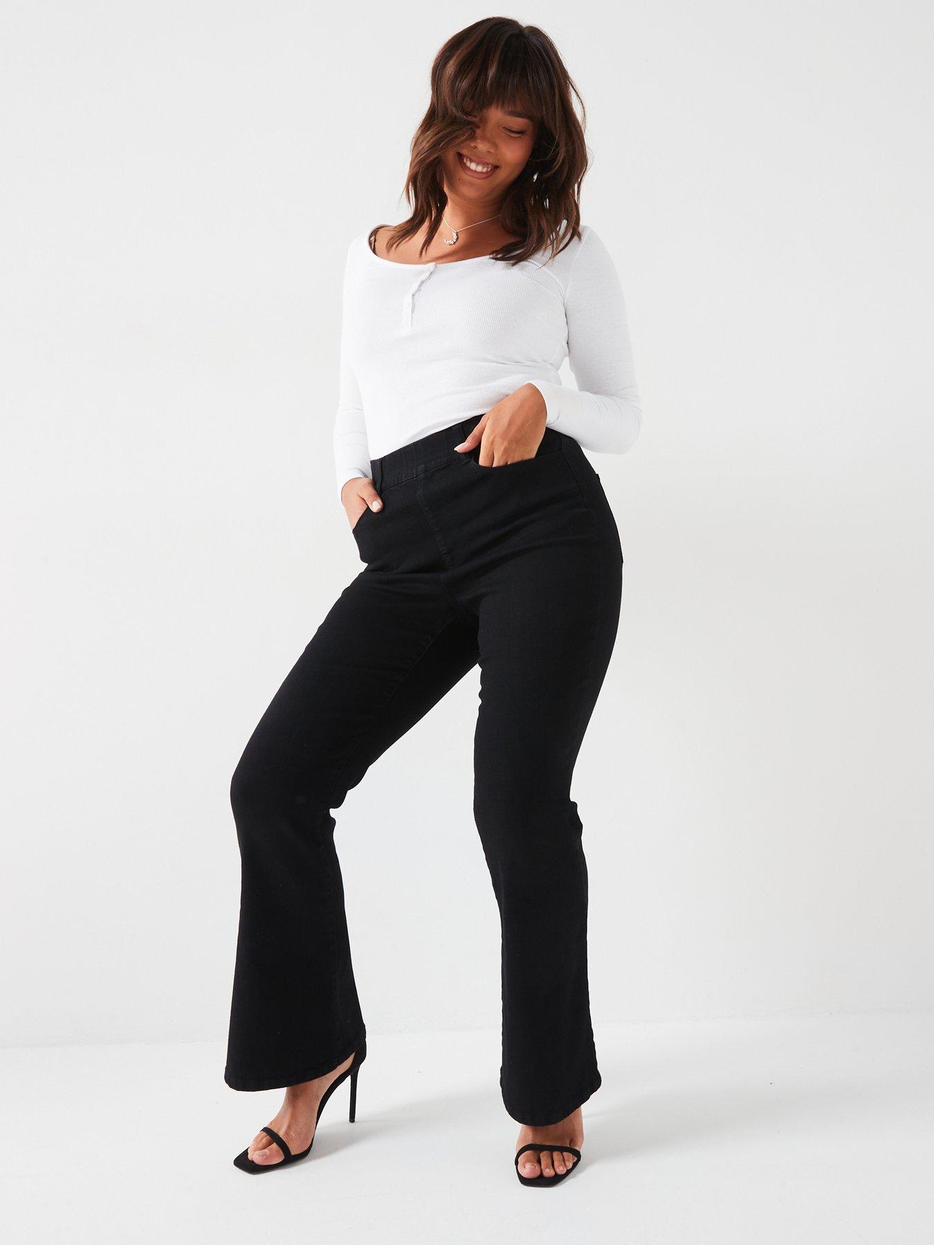 Image 3 of 6 of The Very Collection Curve Pull On Stretch Bootcut Jean
