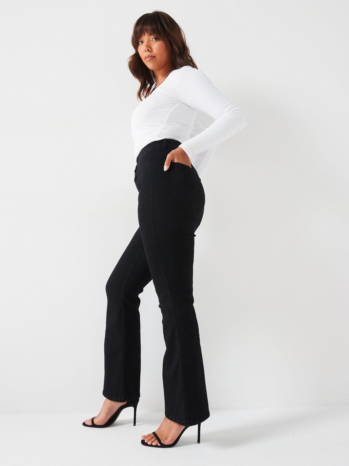 Image 5 of 6 of The Very Collection Curve Pull On Stretch Bootcut Jean