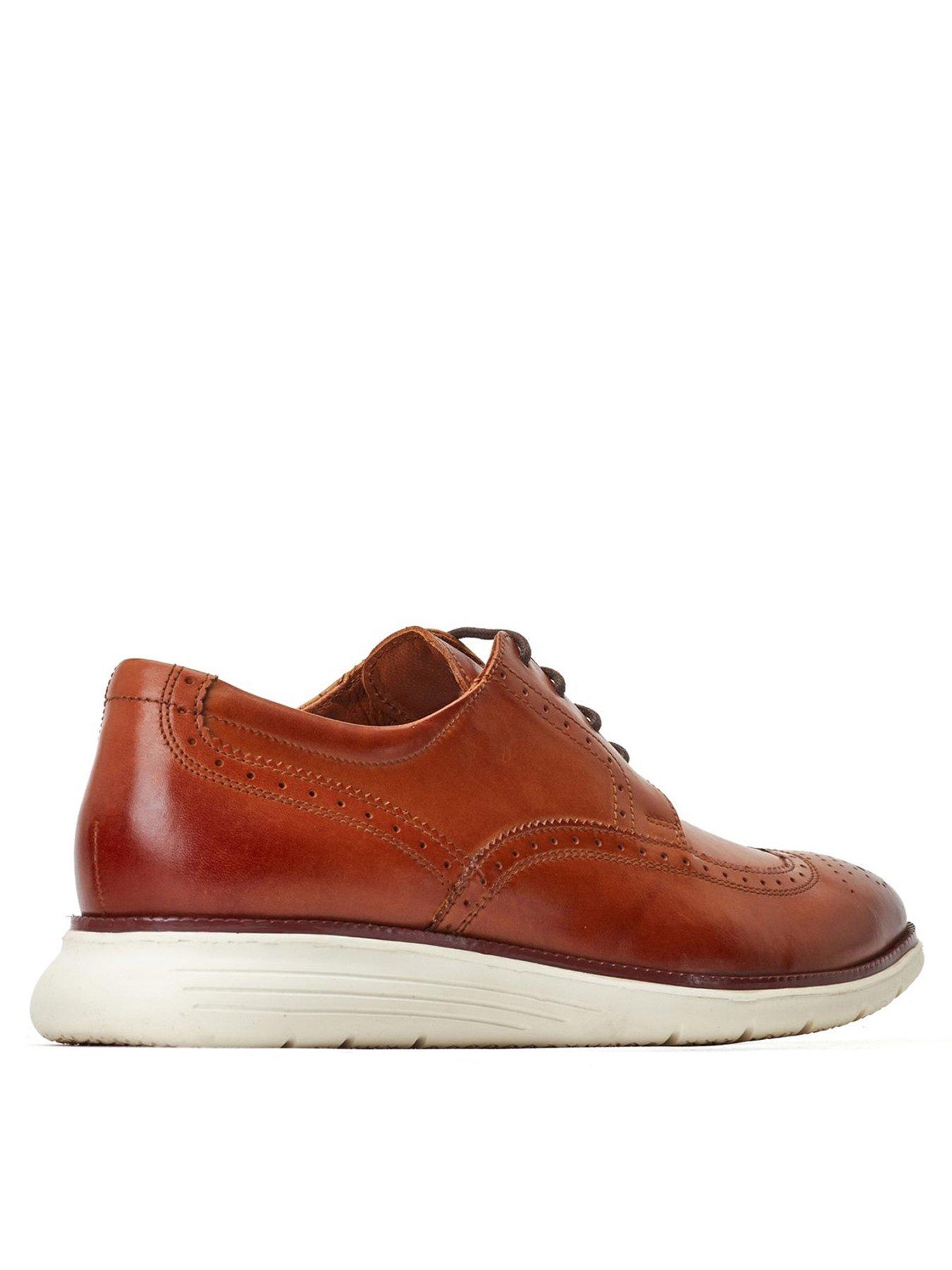 Image 3 of 6 of Base London Base London Flight Casual Brogue Shoe