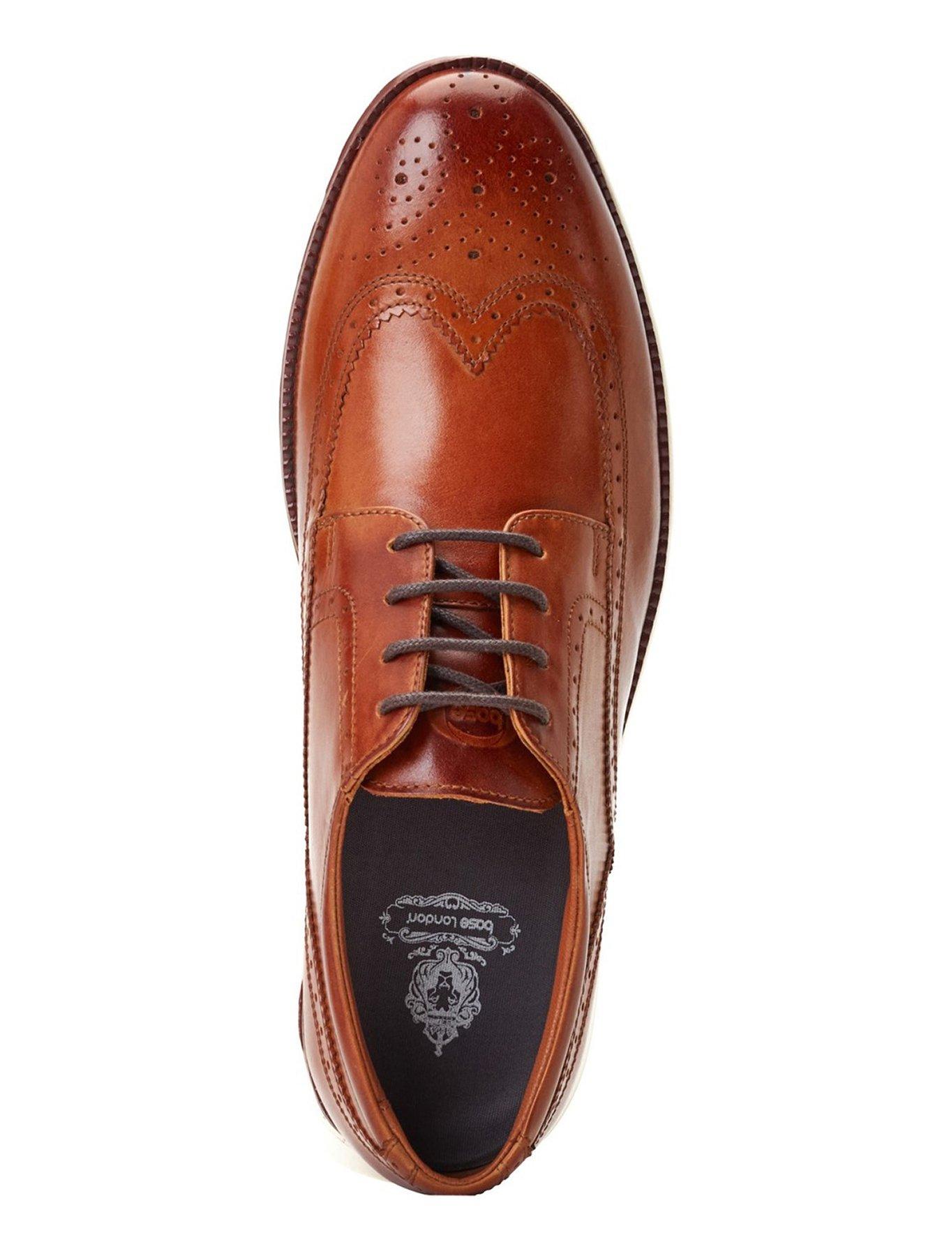 Image 4 of 6 of Base London Base London Flight Casual Brogue Shoe