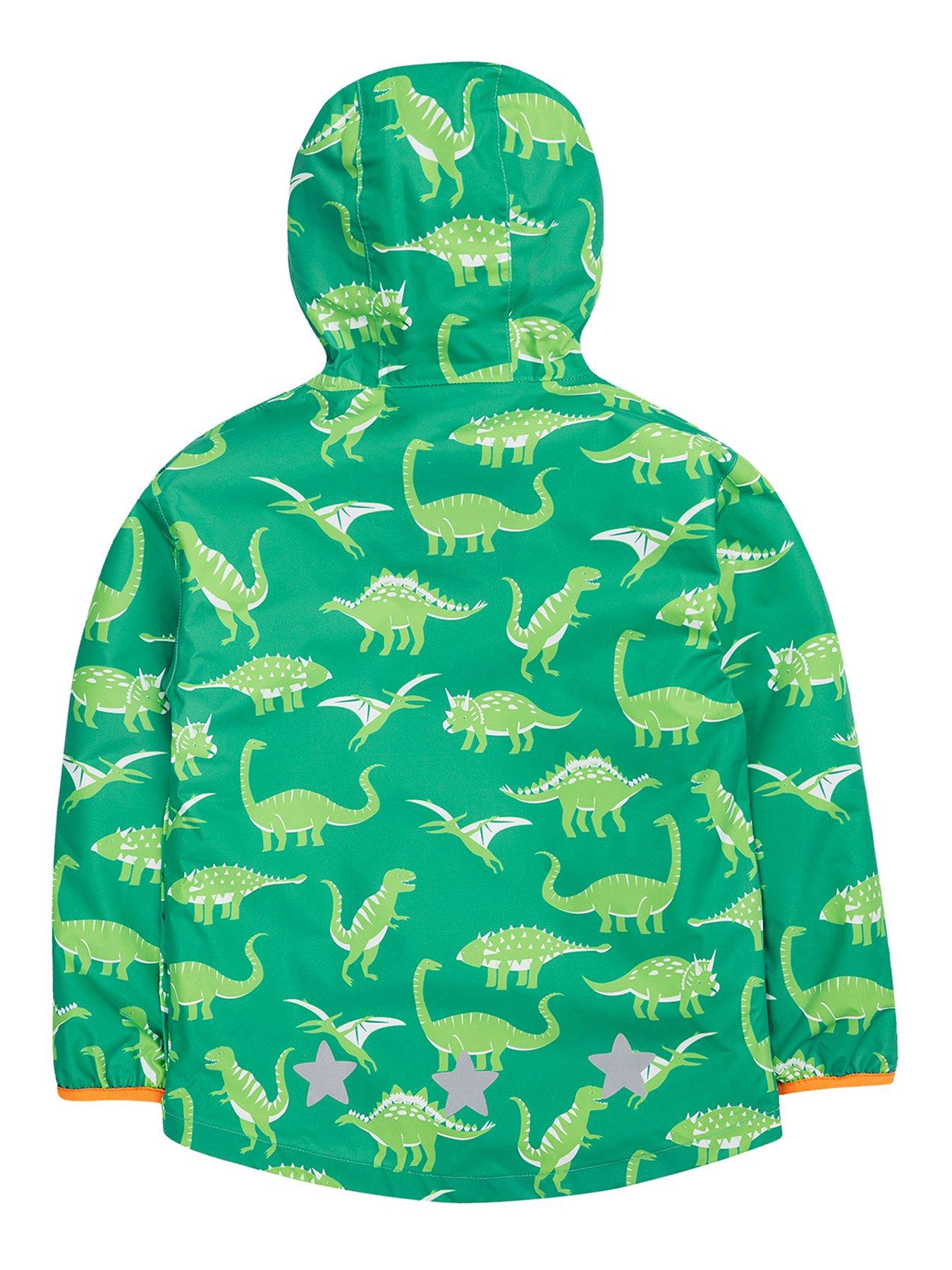 Image 3 of 6 of Frugi Boys Rain Or Shine Jacket - Green