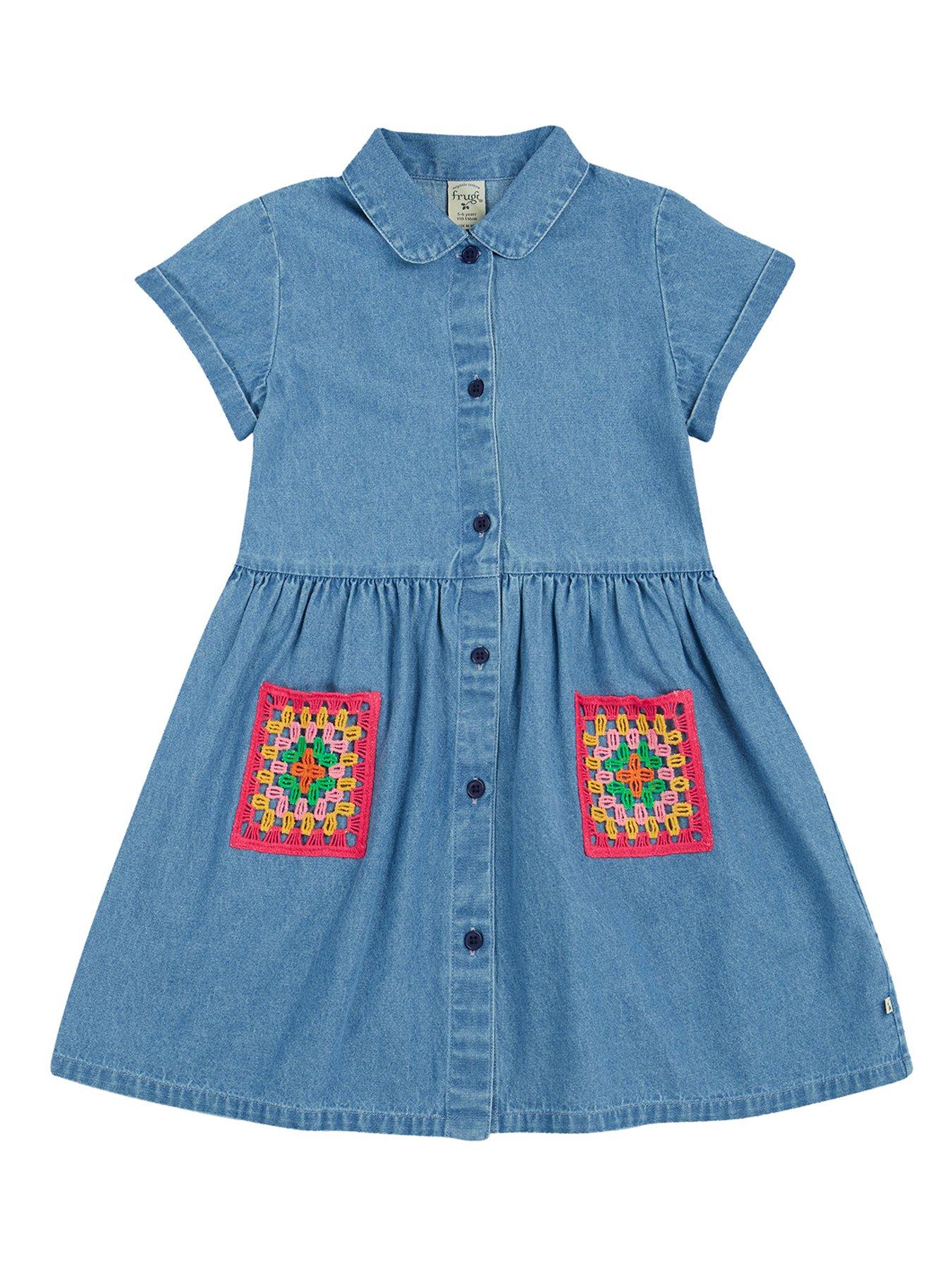 frugi-girls-kimberley-shirt-dress-blue