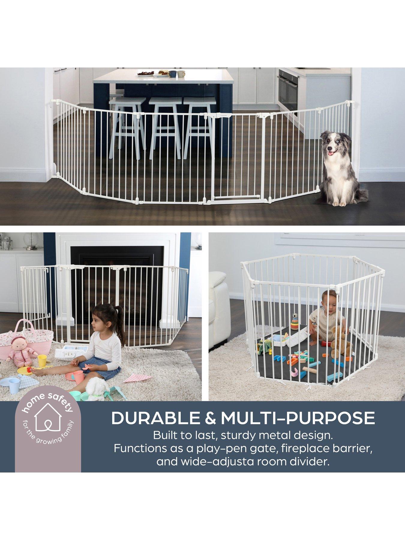 Image 1 of 8 of Dreambaby Discovery 6&nbsp;Playpen - White