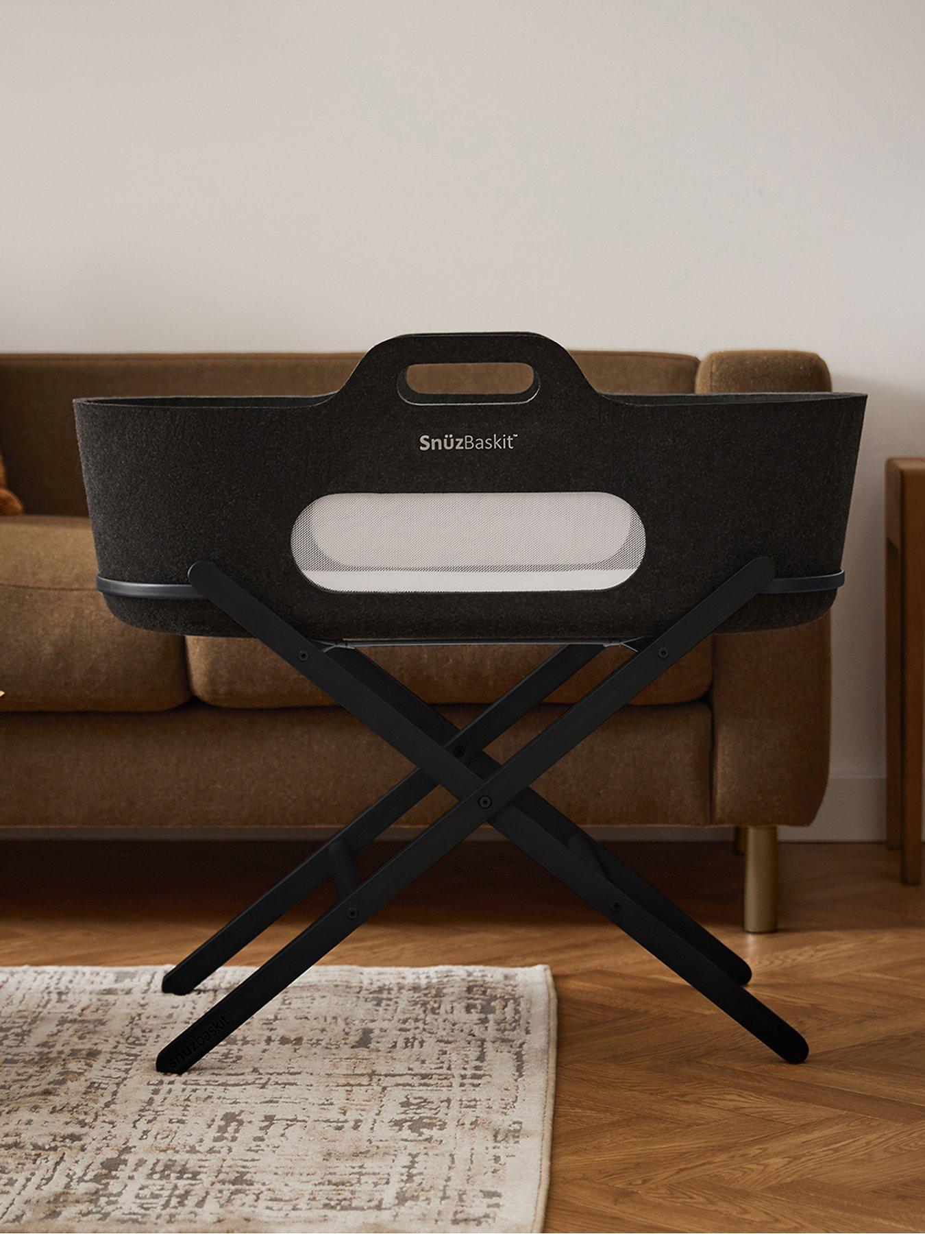 Image 1 of 8 of Snuz SnuzBaskit Moses Basket - Graphite