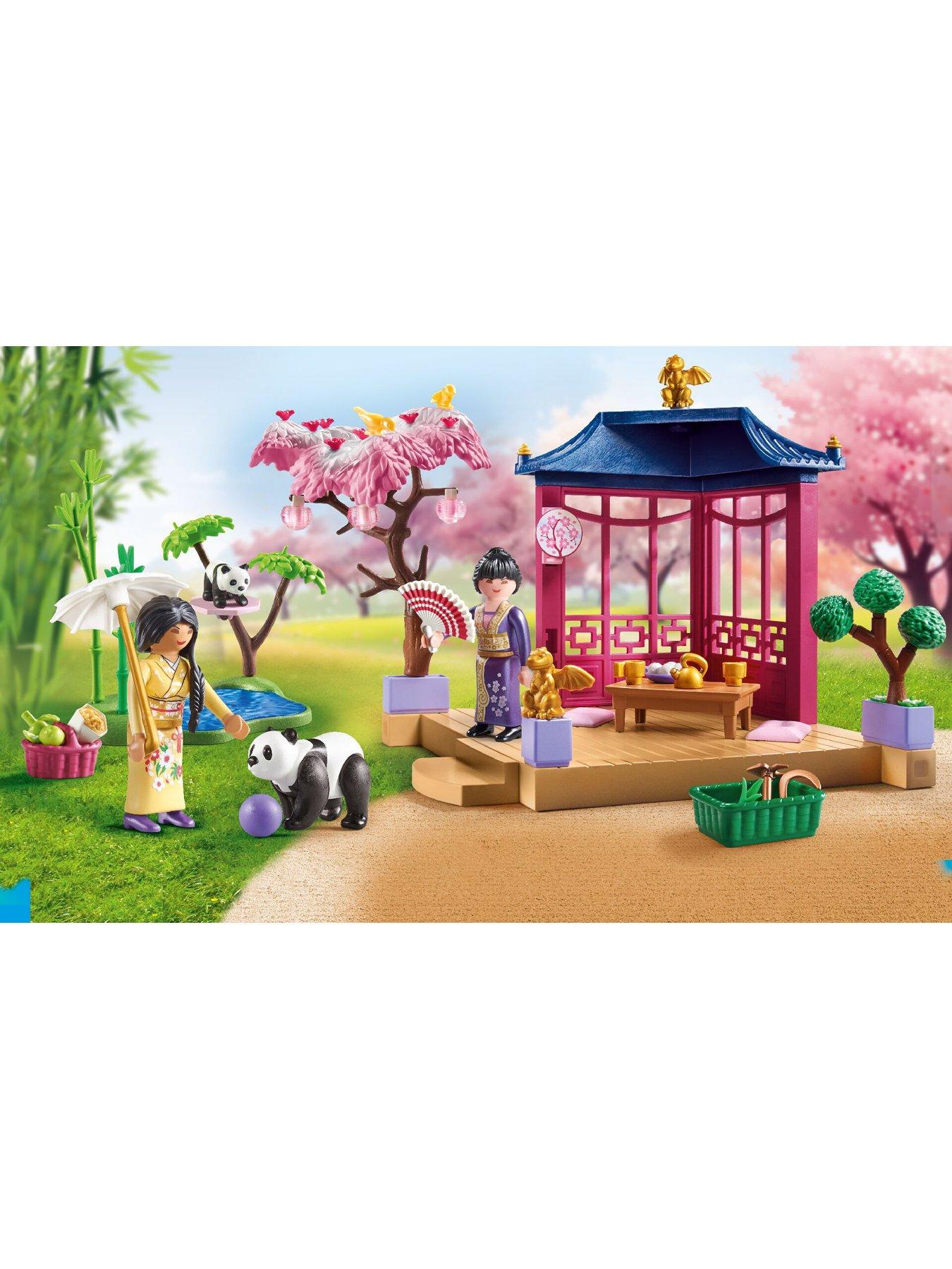 Image 2 of 6 of Playmobil 71762&nbsp;Asian Garden With Panda Feeding