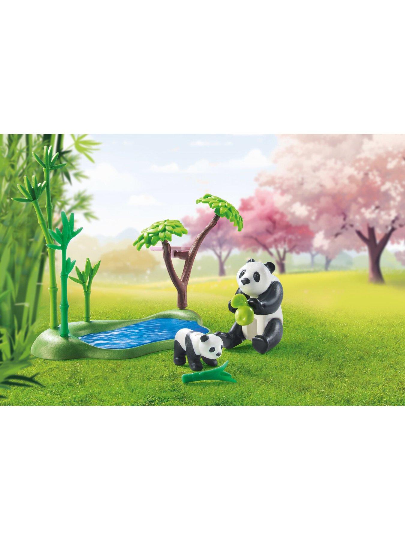 Image 4 of 6 of Playmobil 71762&nbsp;Asian Garden With Panda Feeding