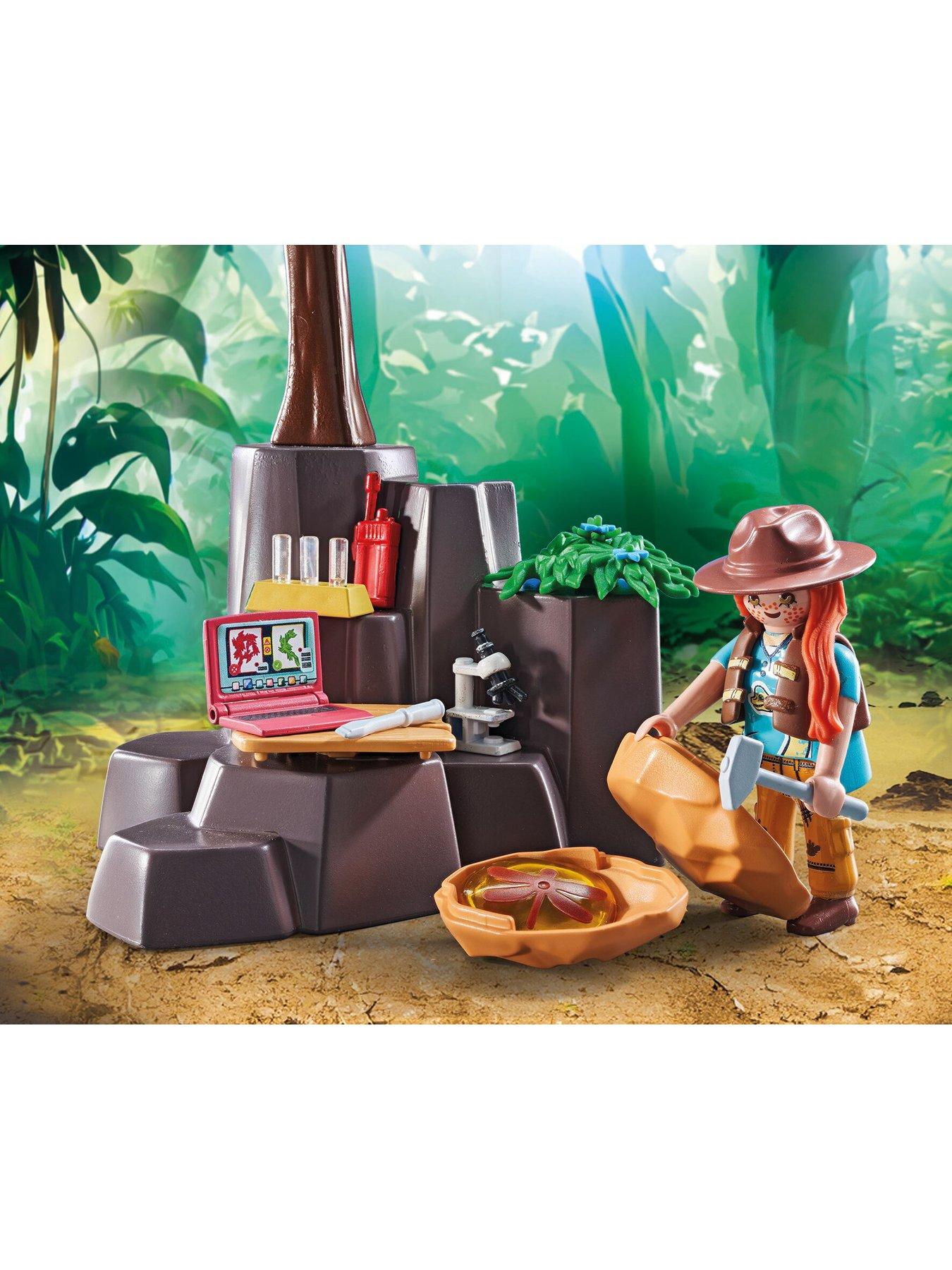 Image 7 of 7 of Playmobil Brachiosaurus encounter with hovercraft