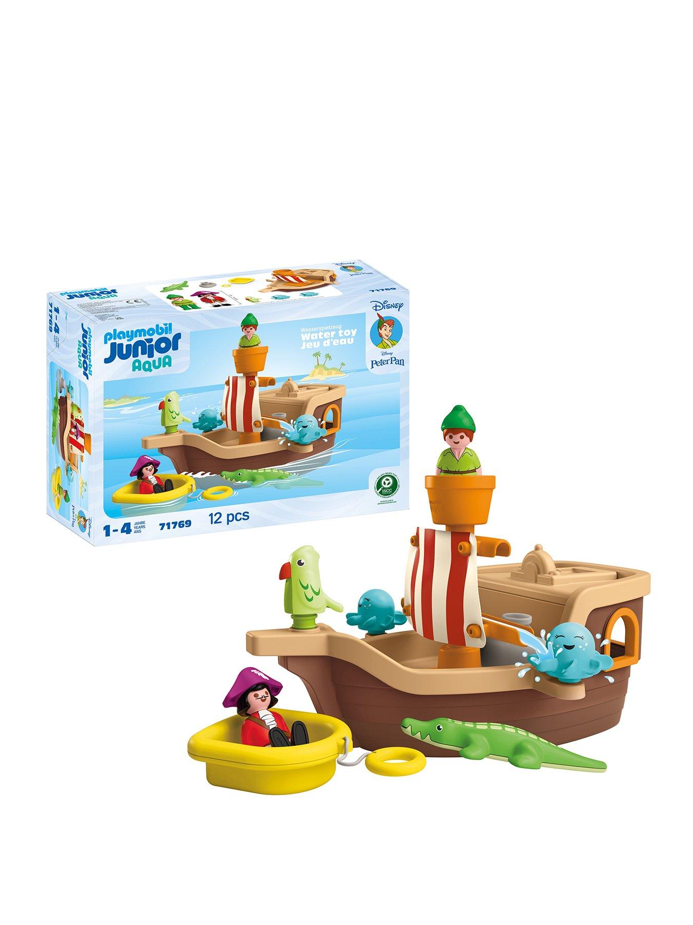 Image of Playmobil JUNIOR & Disney: Peter Pan's Splashing Pirate Ship