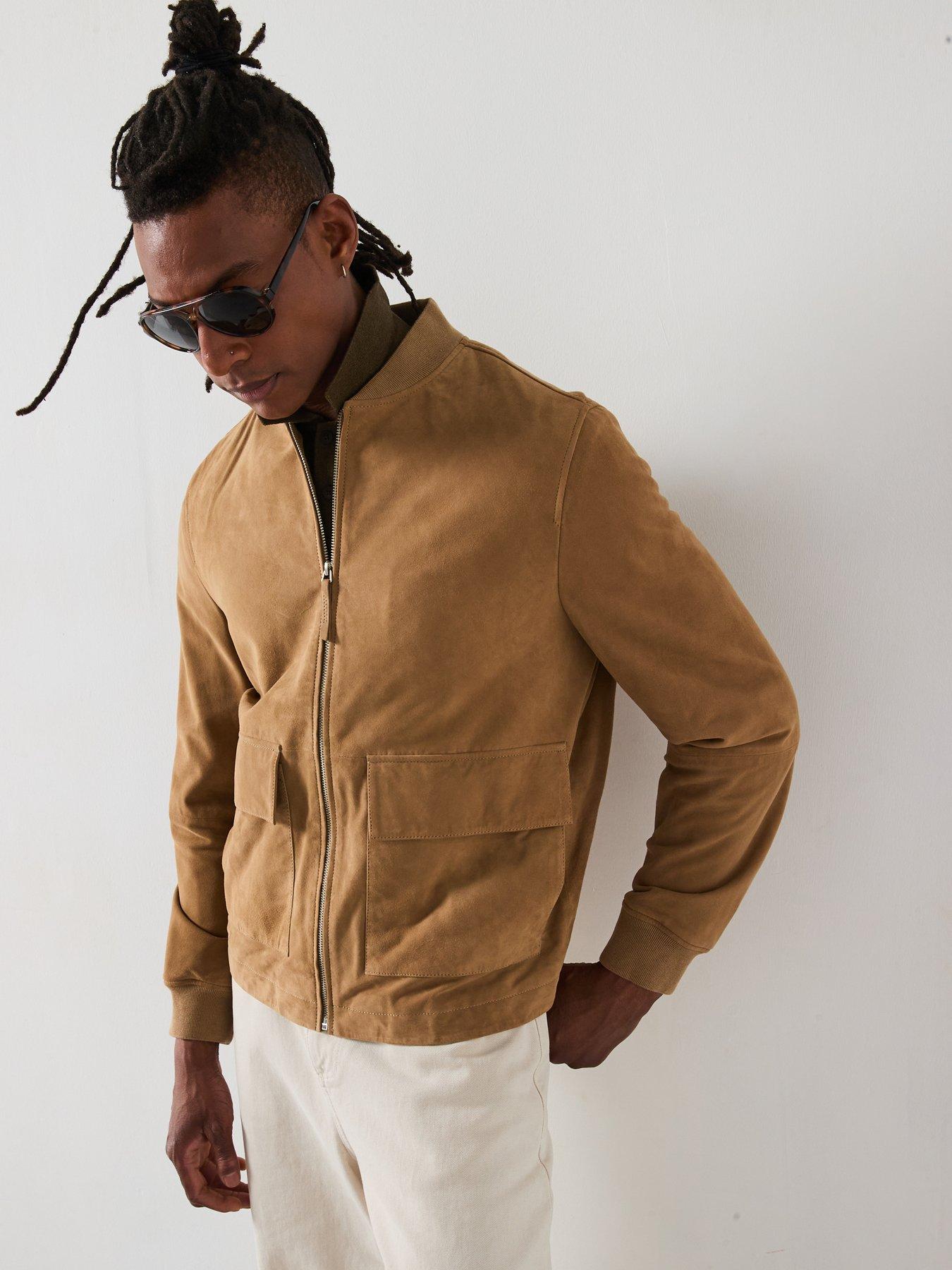 mango-andrea-smart-suede-leather-jacket-beigedetail