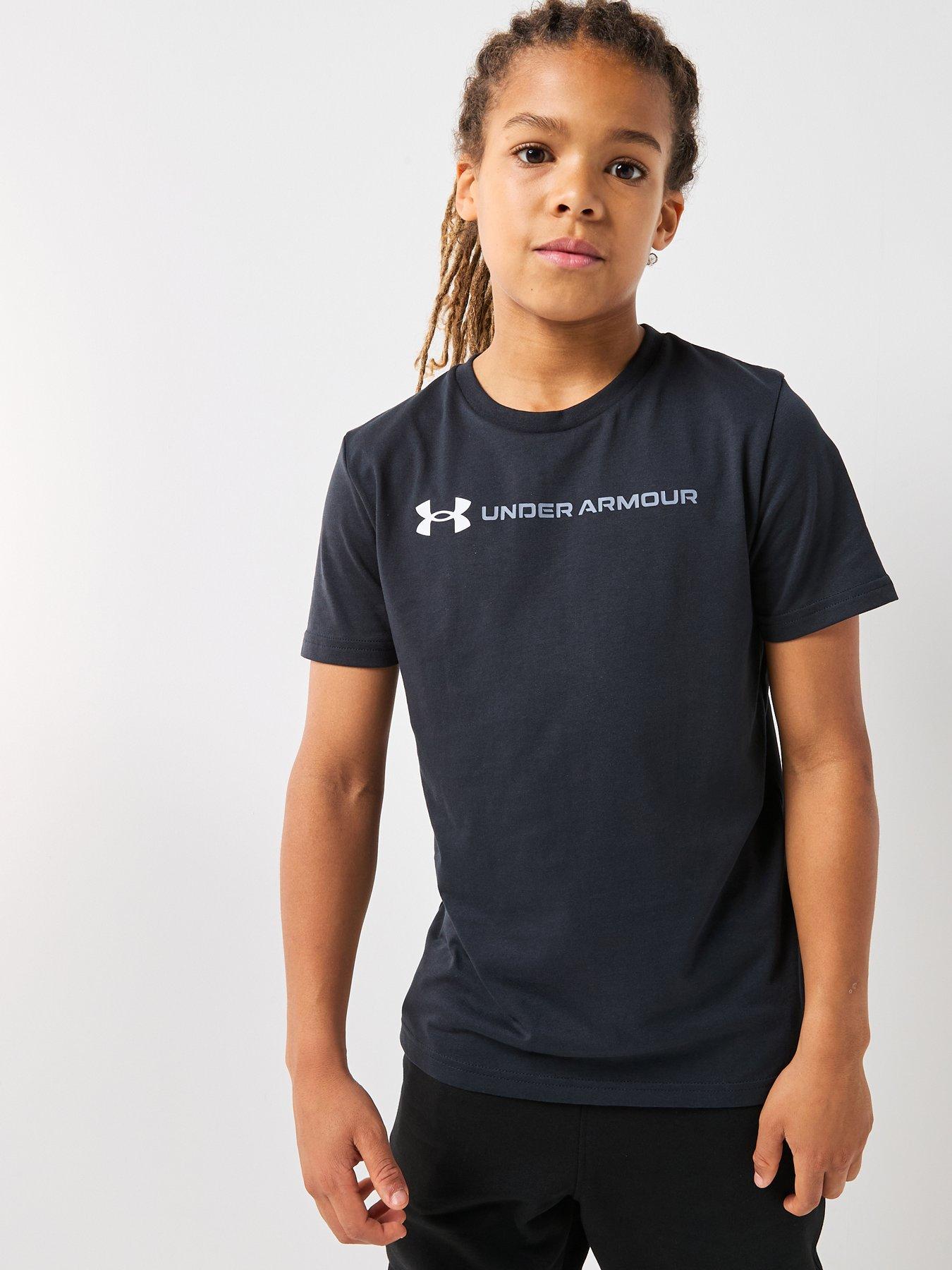 under-armour-junior-boys-logo-wordmark-t-shirt-black