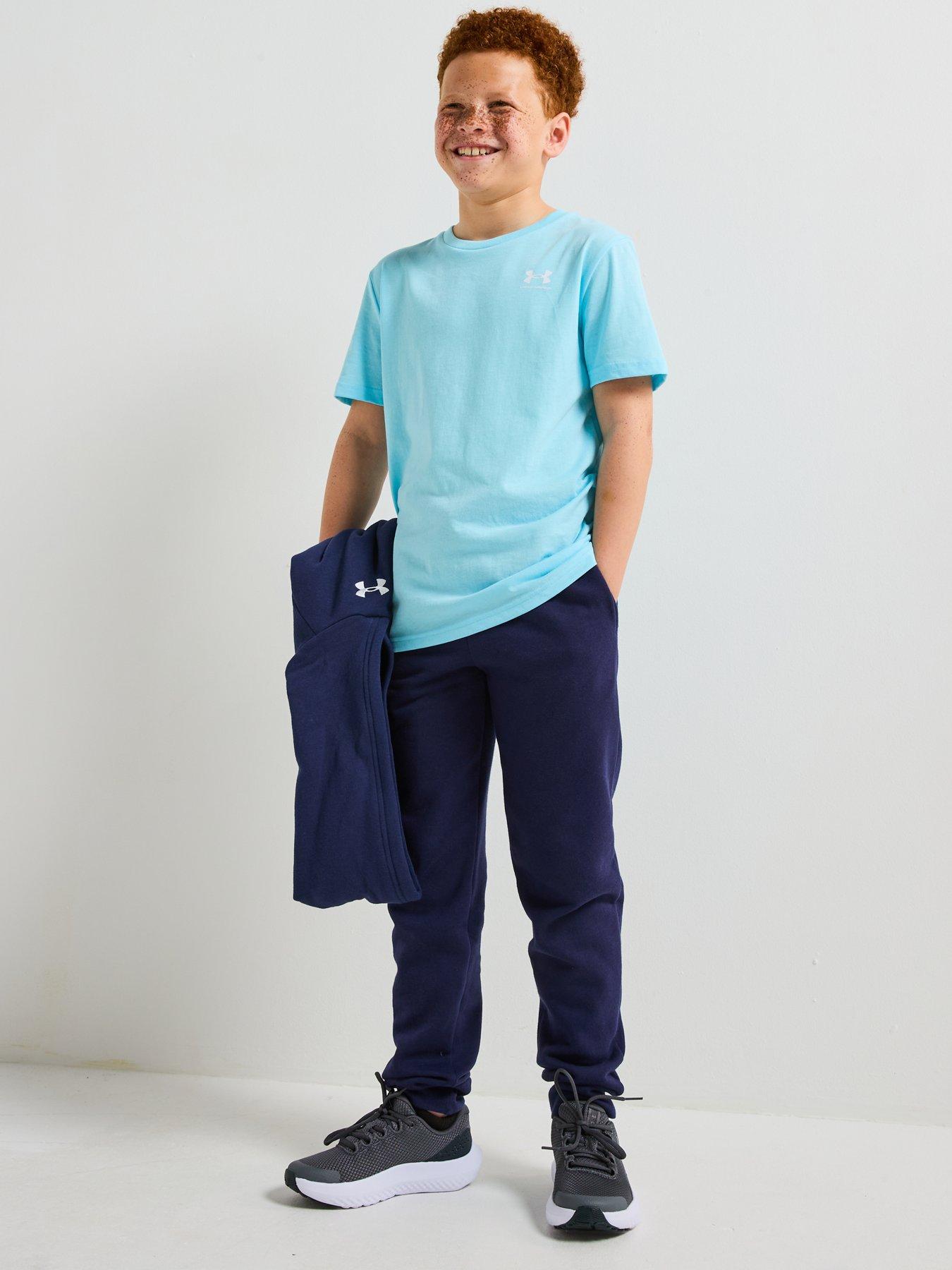 Image 3 of 4 of UNDER ARMOUR Junior Boys Sportstyle Left Chest T-Shirt - Blue