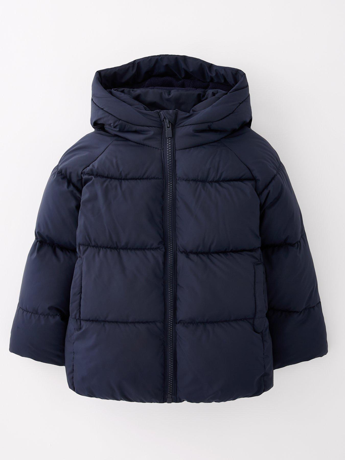 Mini V by Very Boys Padded Coat - Navy
