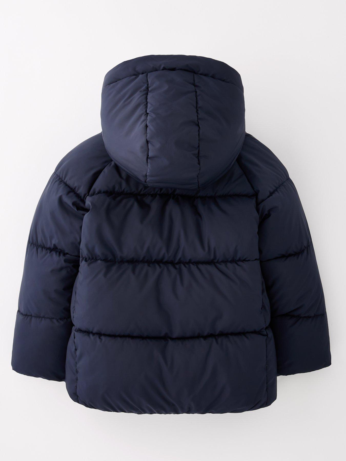 Image 2 of 4 of Mini V by Very Boys Padded Coat - Navy
