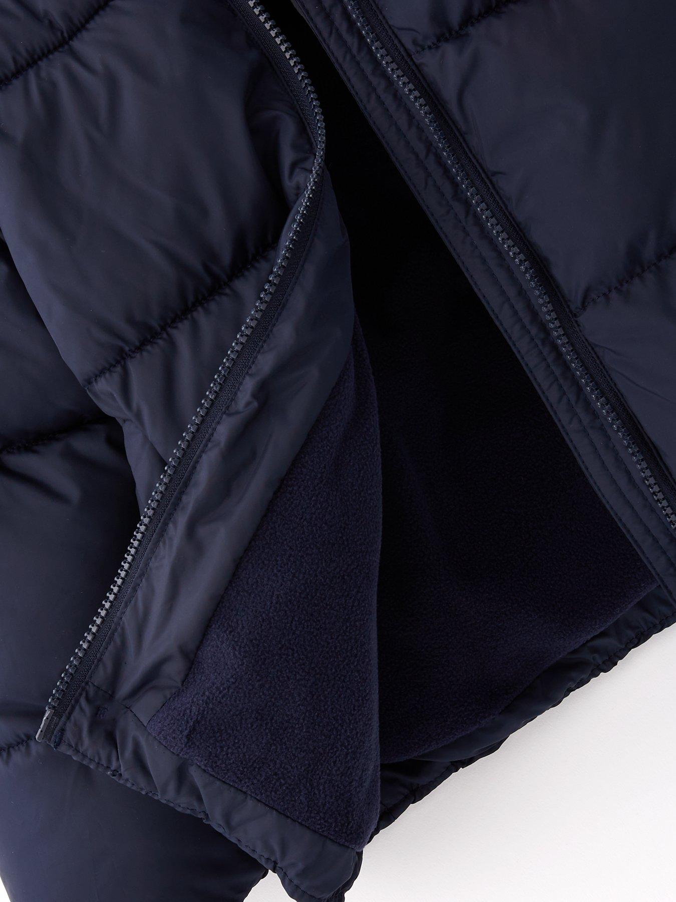 Image 4 of 4 of Mini V by Very Boys Padded Coat - Navy