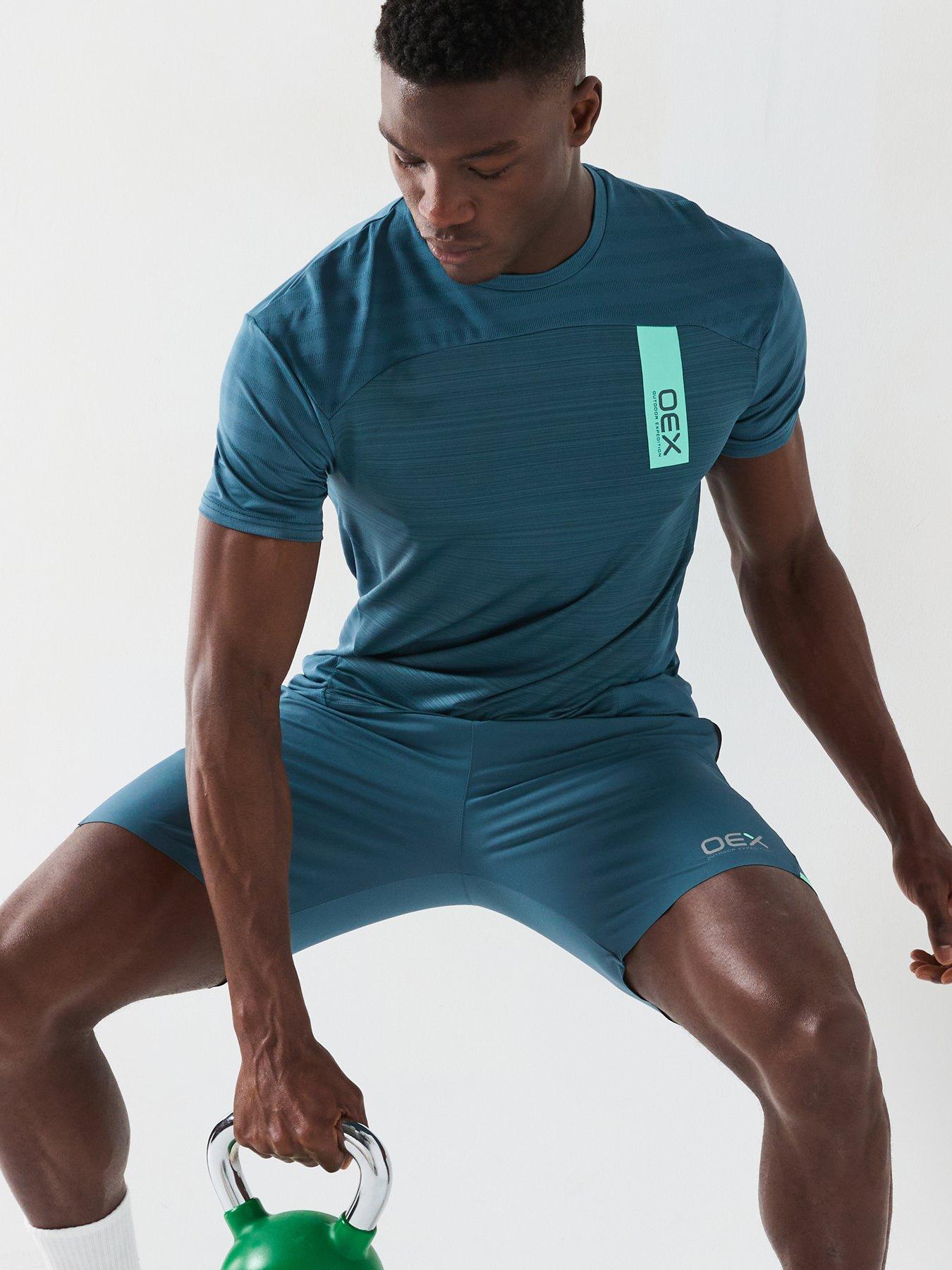 undefined Mens Piton Tee Shirt - Slate - Blue