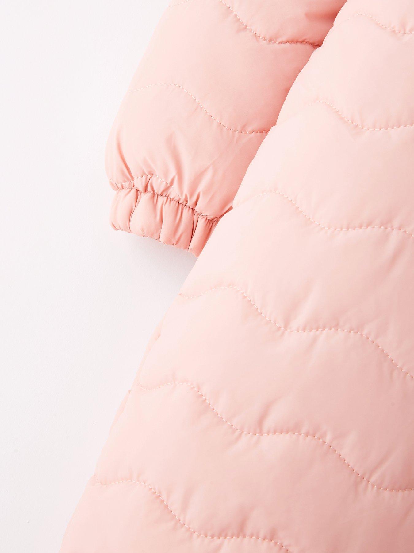 Image 4 of 5 of The Very Collection Girls Quilted Heavy Weight Snowsuit - Pink
