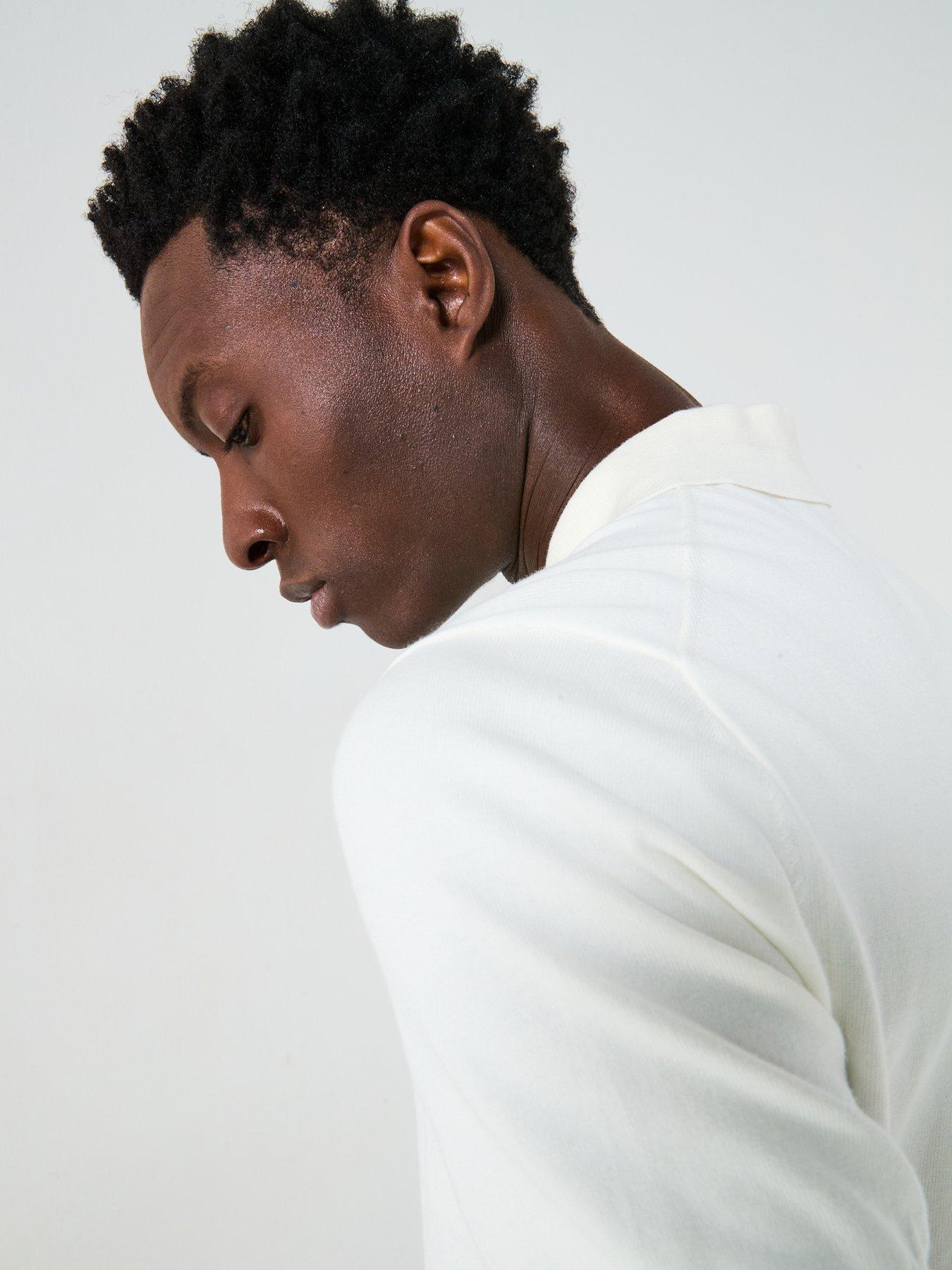 Image 5 of 6 of Mango Arranona Short Sleeve Knitted Polo Shirt - Beige