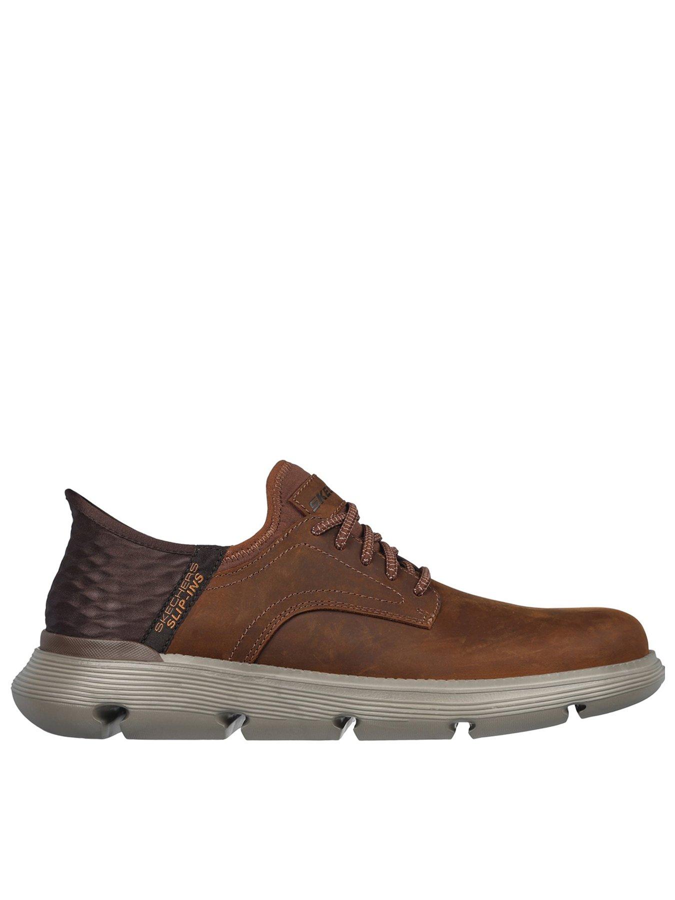 skechers-wide-fit-garza-gervin-slip-in-trainer-brown