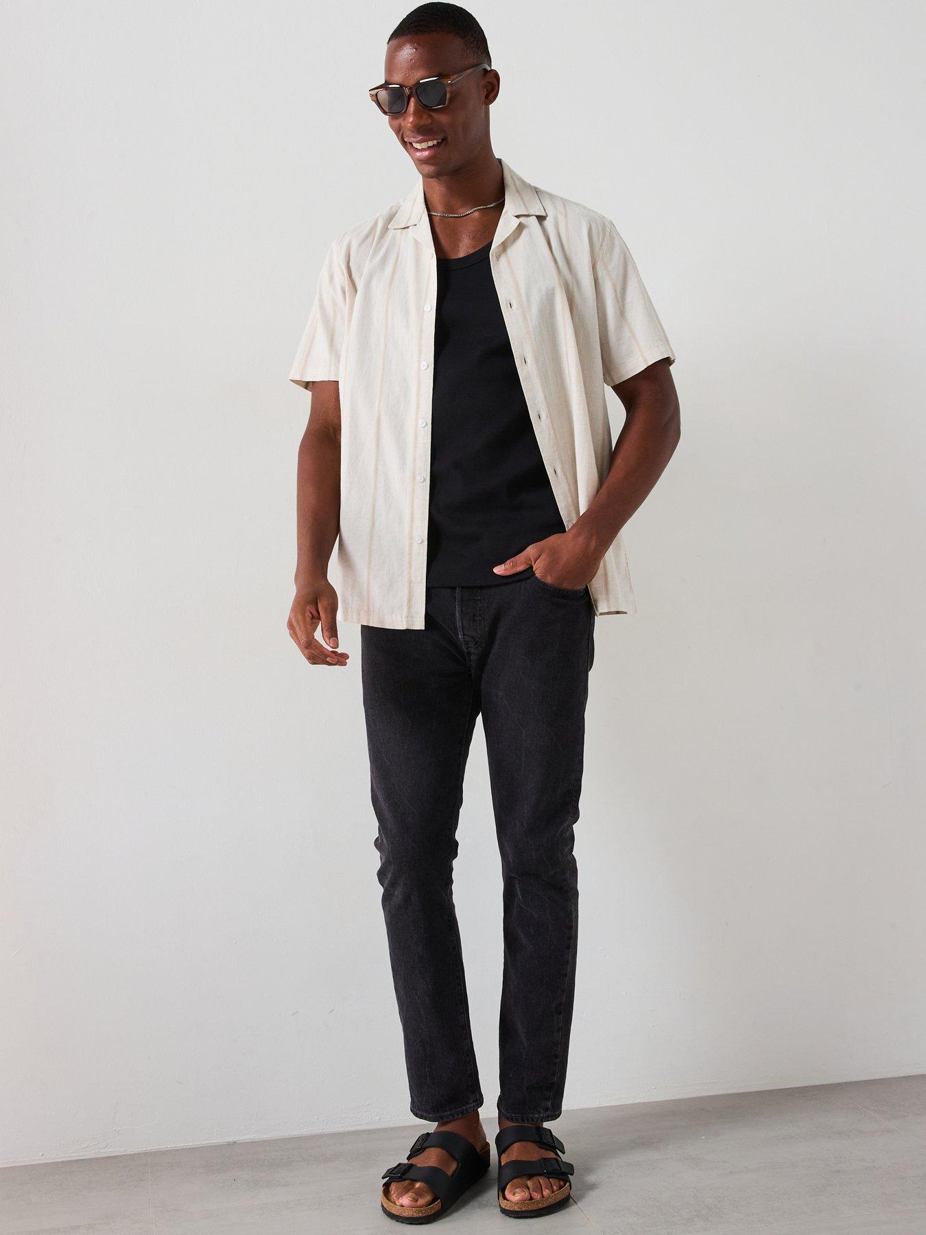 Image 6 of 6 of Mango Delta Casual Ribbed Vest - Black