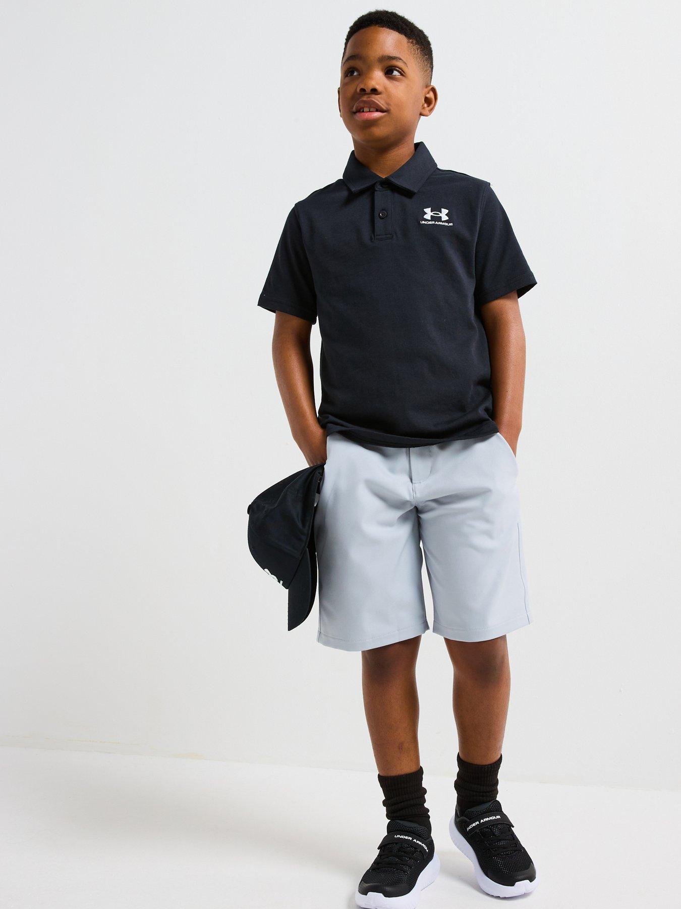 Image 3 of 6 of UNDER ARMOUR Junior Boys Icon Polo - Black