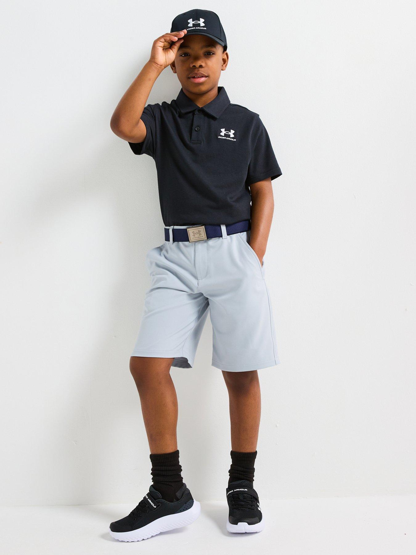 Image 4 of 6 of UNDER ARMOUR Junior Boys Icon Polo - Black