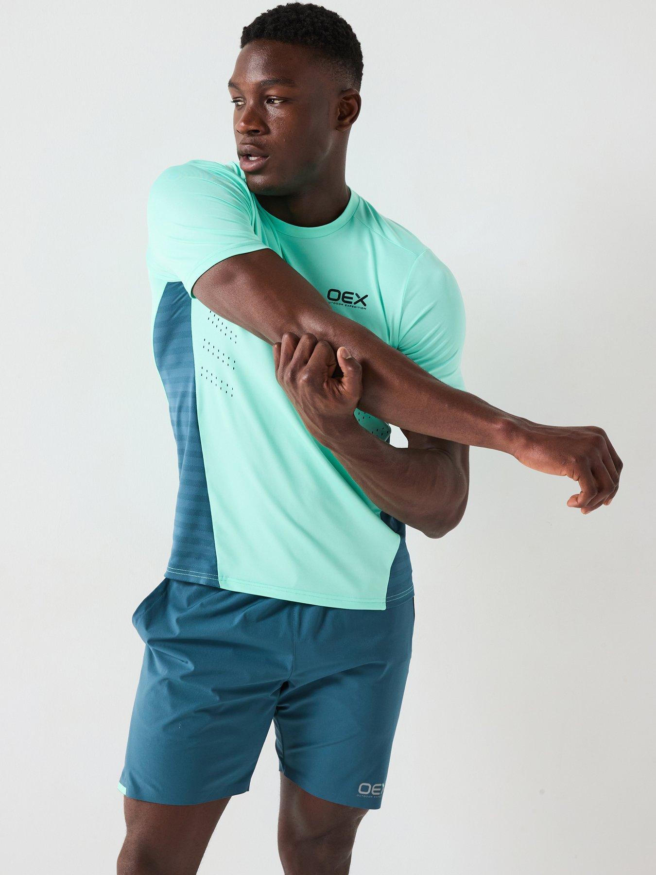 undefined Mens Flash Tee Shirt - Mint - Green
