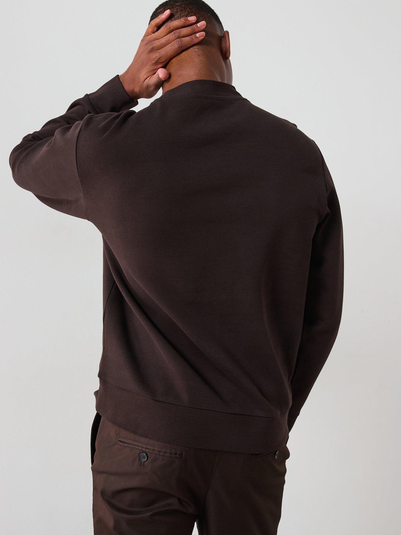 mango-nole-essentials-heavyweight-crew-sweat-dark-brownstillFront