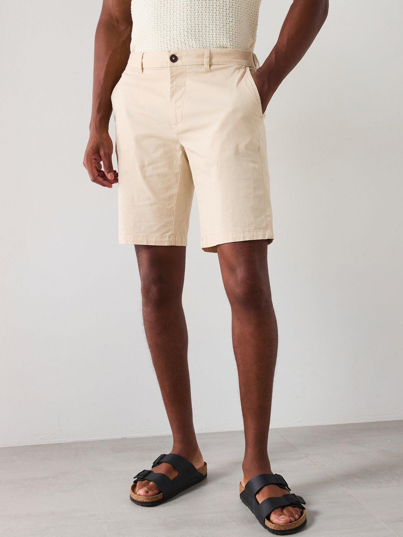 Mango Gracia Casual Chino Shorts - Beige