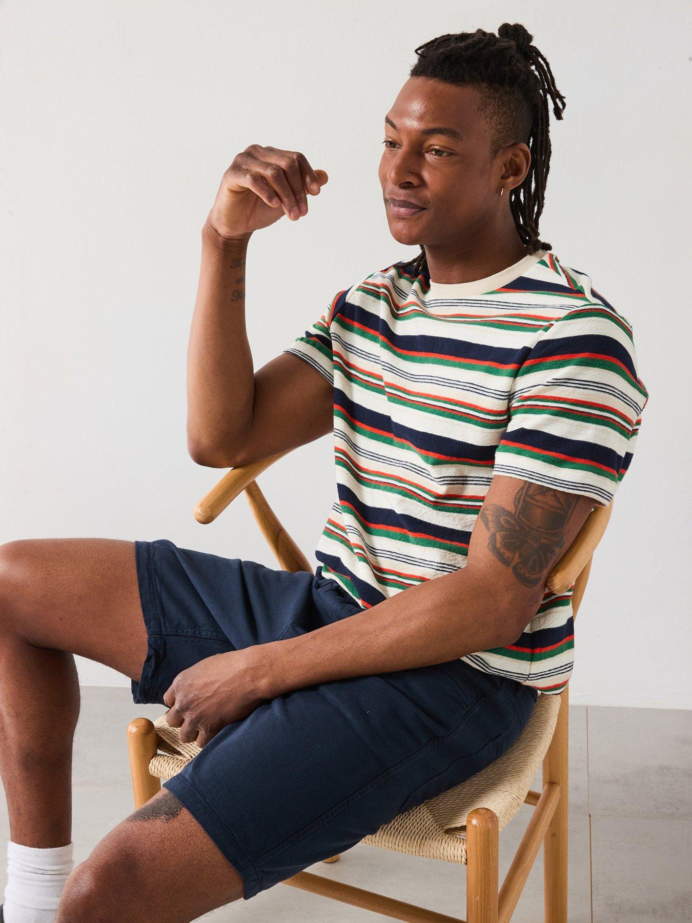 Image 4 of 6 of Mango Jayb Casual Twill Shorts - Navy