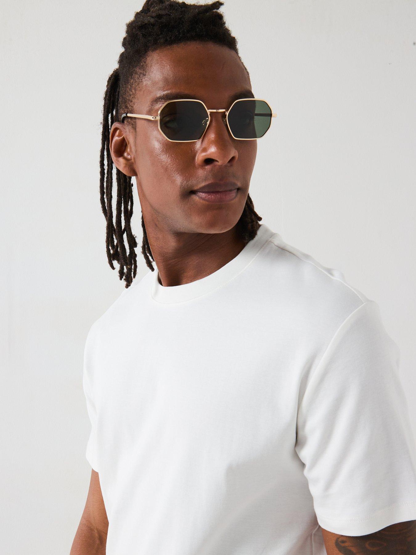 Image 4 of 6 of Mango Kimi Essentials Short Sleeve Crew Neck T-Shirt - White
