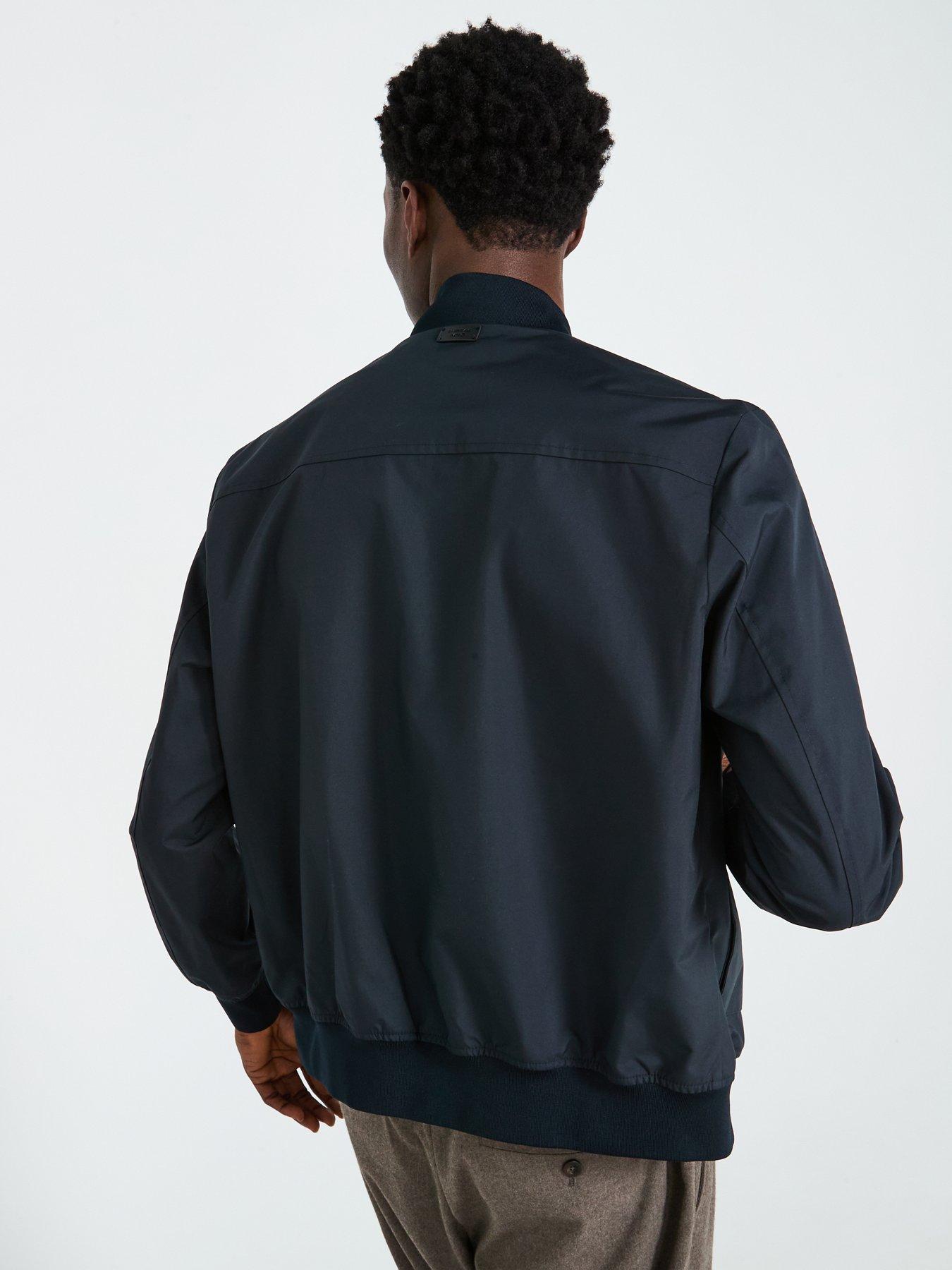 Image 2 of 6 of Mango Frankie Essentials Bomber Jacket - Navy