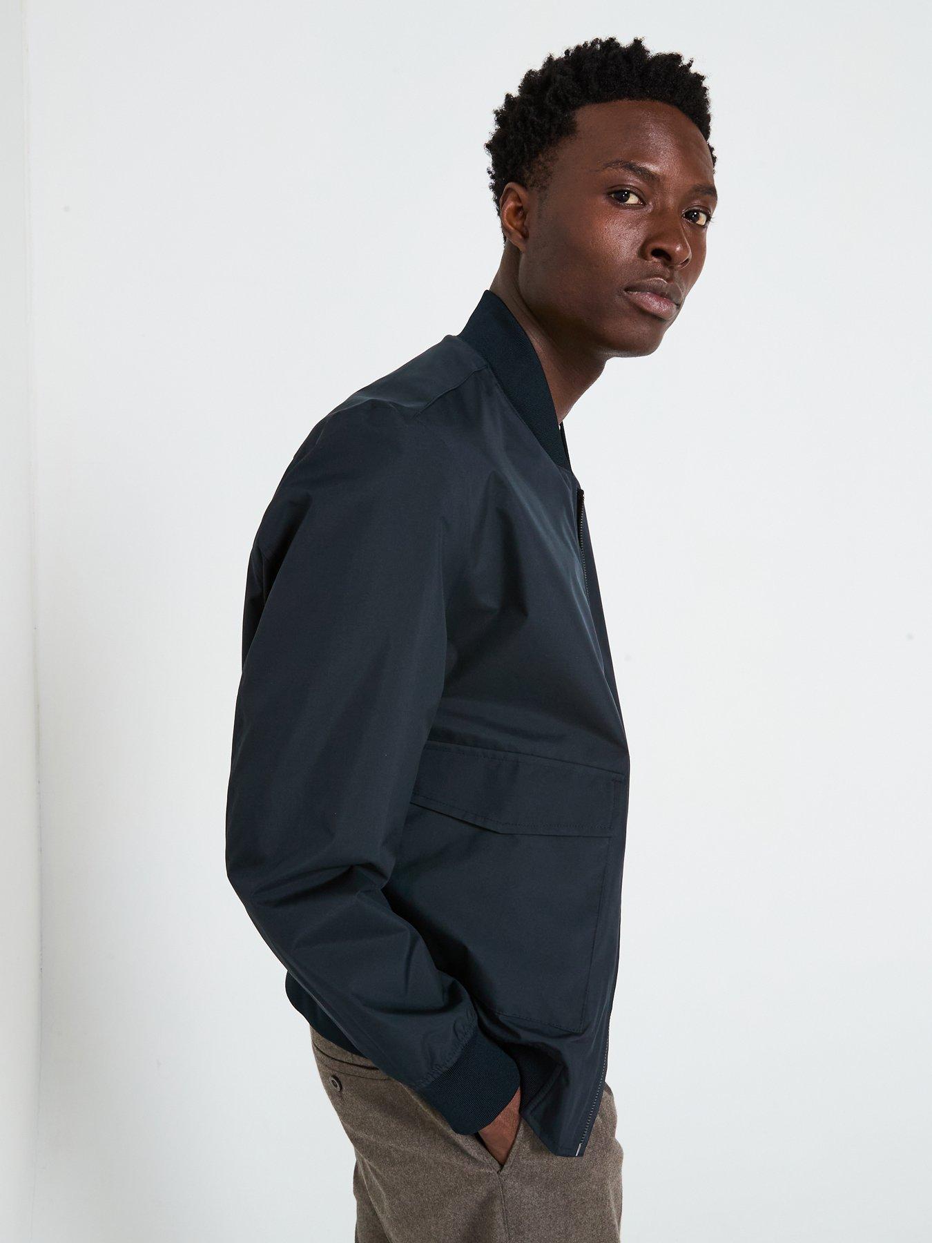 Image 5 of 6 of Mango Frankie Essentials Bomber Jacket - Navy